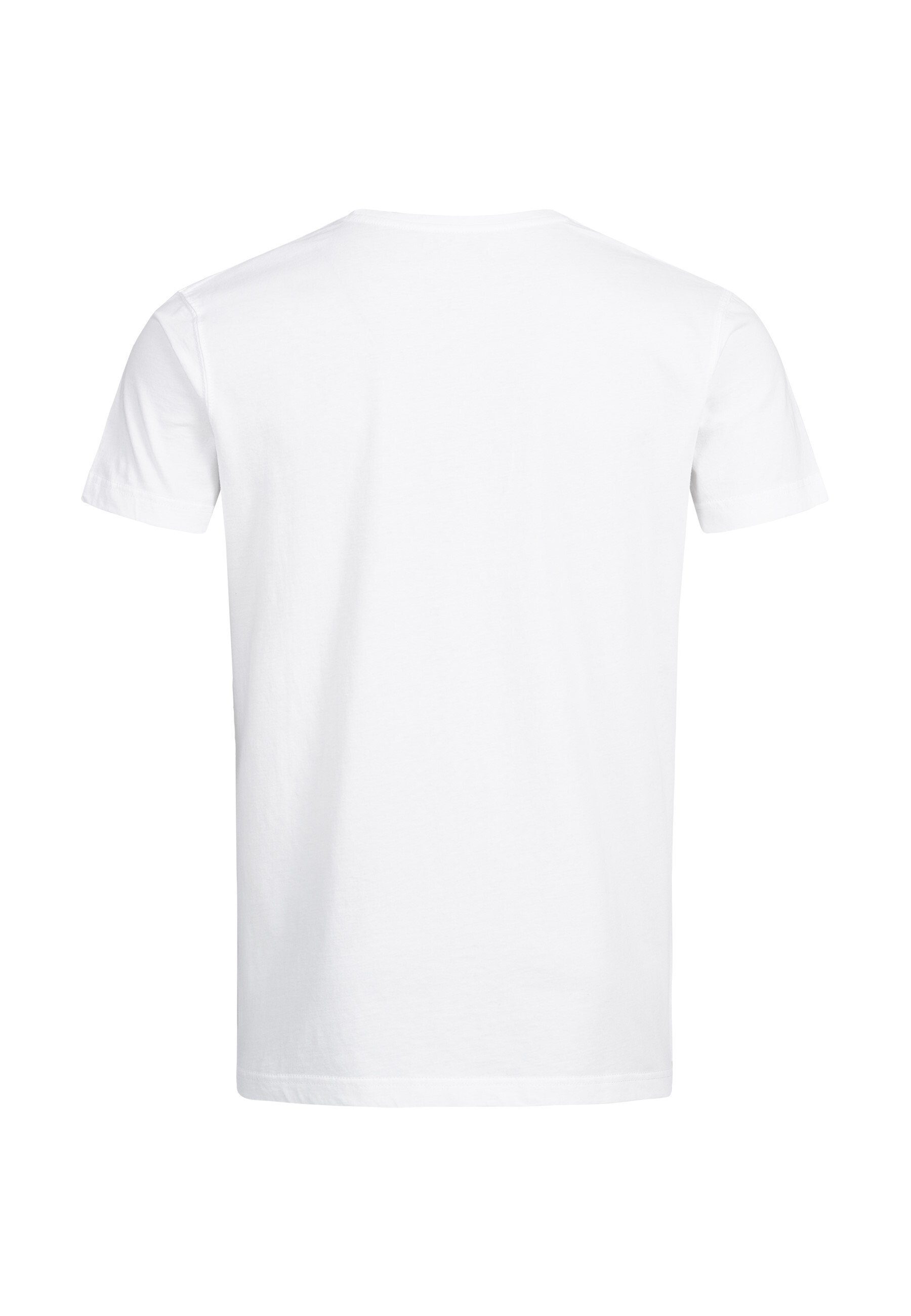 Lonsdale T-Shirt Shirt Kurzarm-T-Shirt NELSON mit weiß