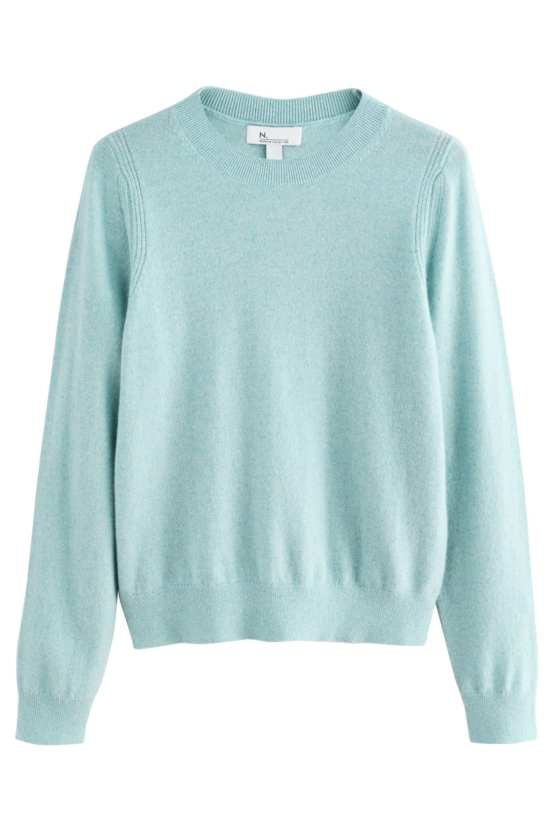 Next Rundhalspullover N.Premium Rundhalspullover aus 100 % Kaschmir (1-tlg) günstig online kaufen