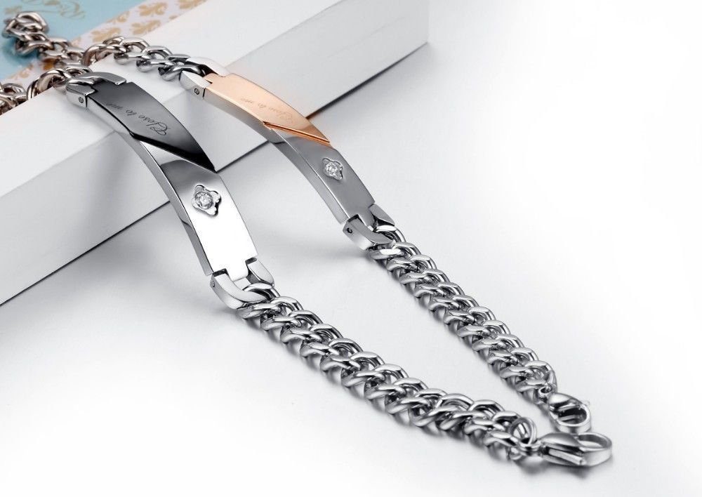 Kim Johanson Armband Set Close To Me (Set, 2-tlg), Pärchen Schmuck mit Herz – Bild 4 von 5