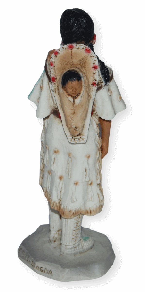 American Vogelfrau 14,5 Castagna Figur Native H Dekofigur cm Sacajawea Castagna