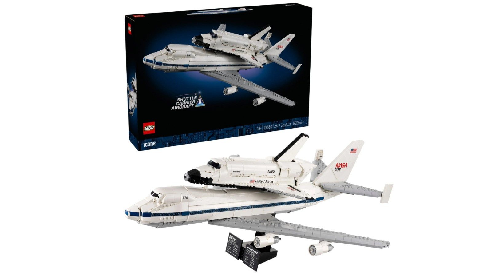 Spaceshuttle-Transport-Jumbo 10360 Spielbausteine