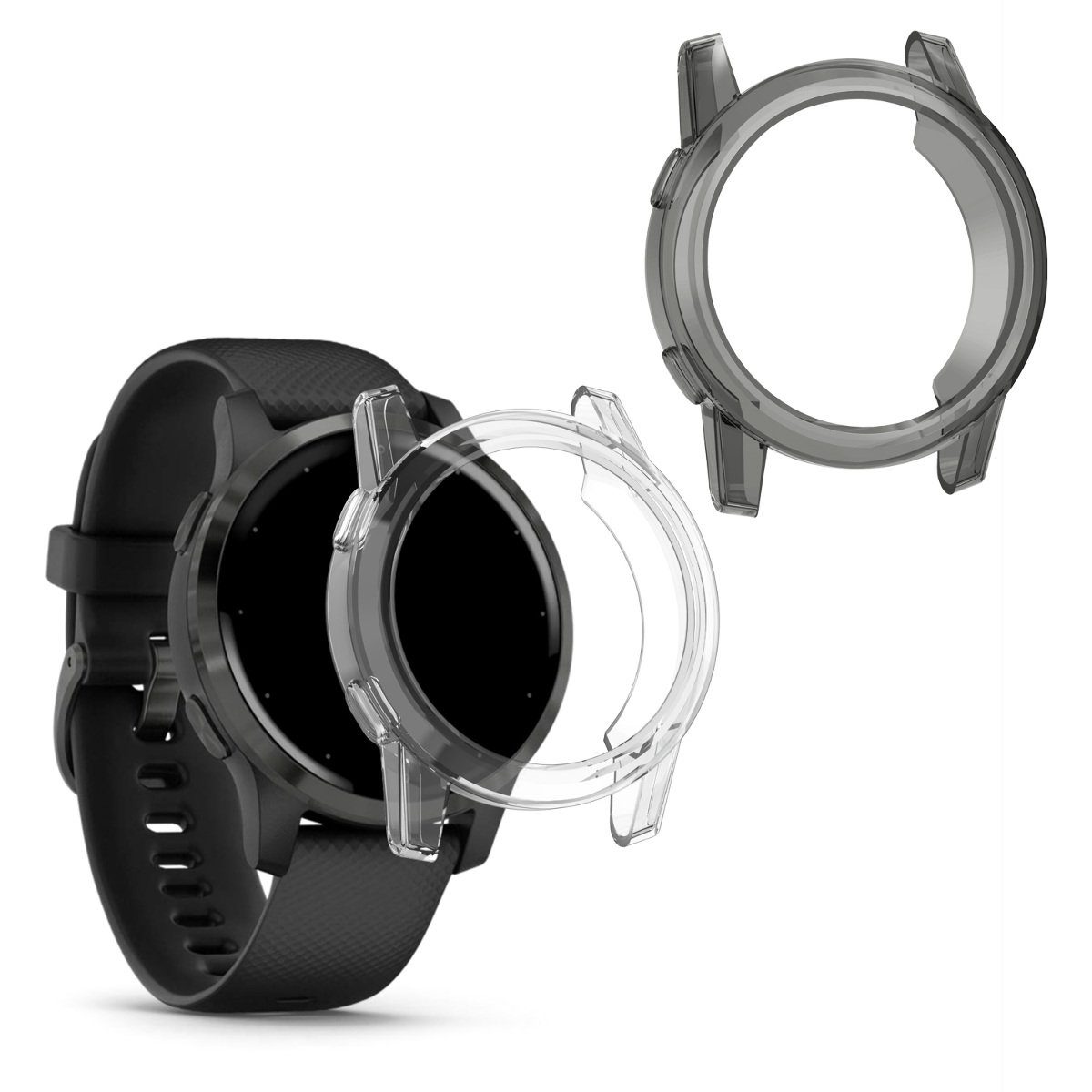 ORKDFJ Silikon Schutzhülle Für Garmin Vivoactive 3 - Weich & Stylisch In Achat