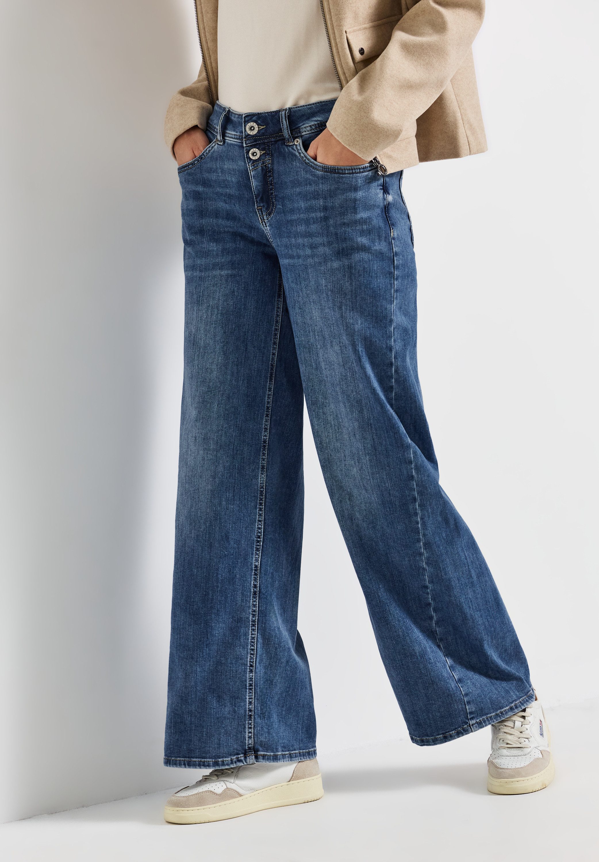 STREET ONE Weite Jeans STYLE PALAZZO günstig online kaufen
