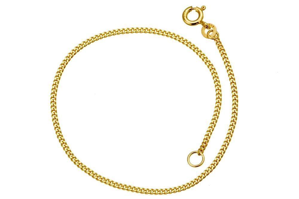 Silberkettenstore Goldarmband Panzerkette Armband 1,6mm - 333 Gold - 1.1145 B