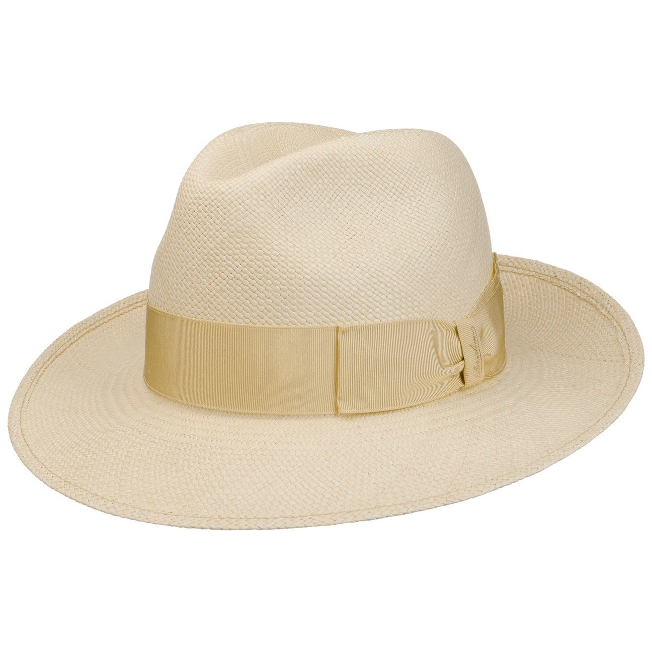 Borsalino Sonnenhut (1-St) Panamastrohhut mit Ripsband, Made in Italy