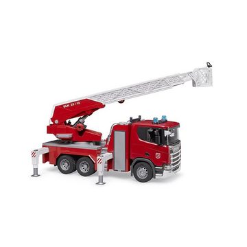 Bruder® Spielzeug-Feuerwehr 03591 Scania Super 560R, mit Drehleiter, Wasserpumpe und Licht & Sound Modul