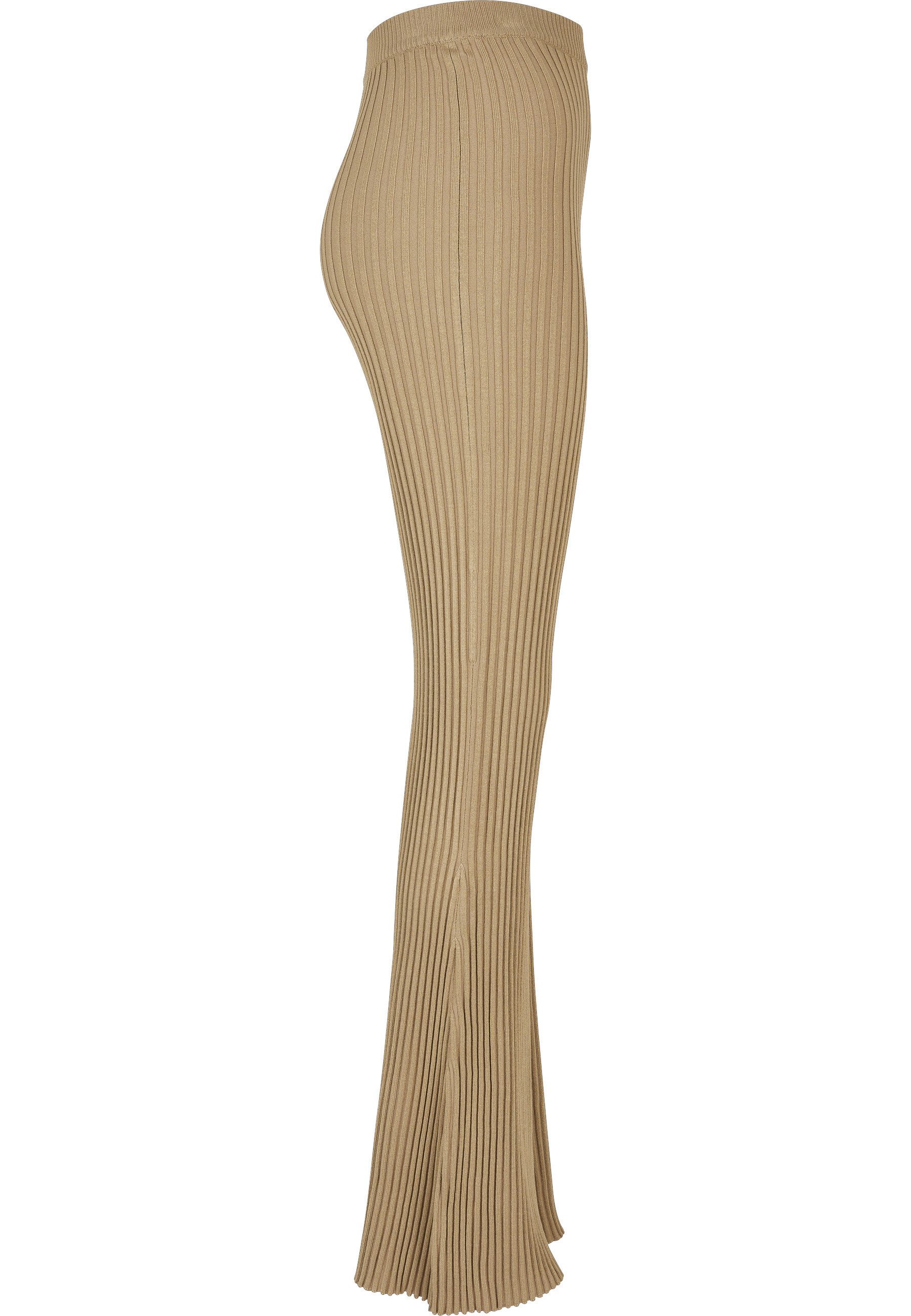 URBAN CLASSICS Leggings Urban Classics Damen Ladies Flared Rib Knit Leggings (1-tlg)