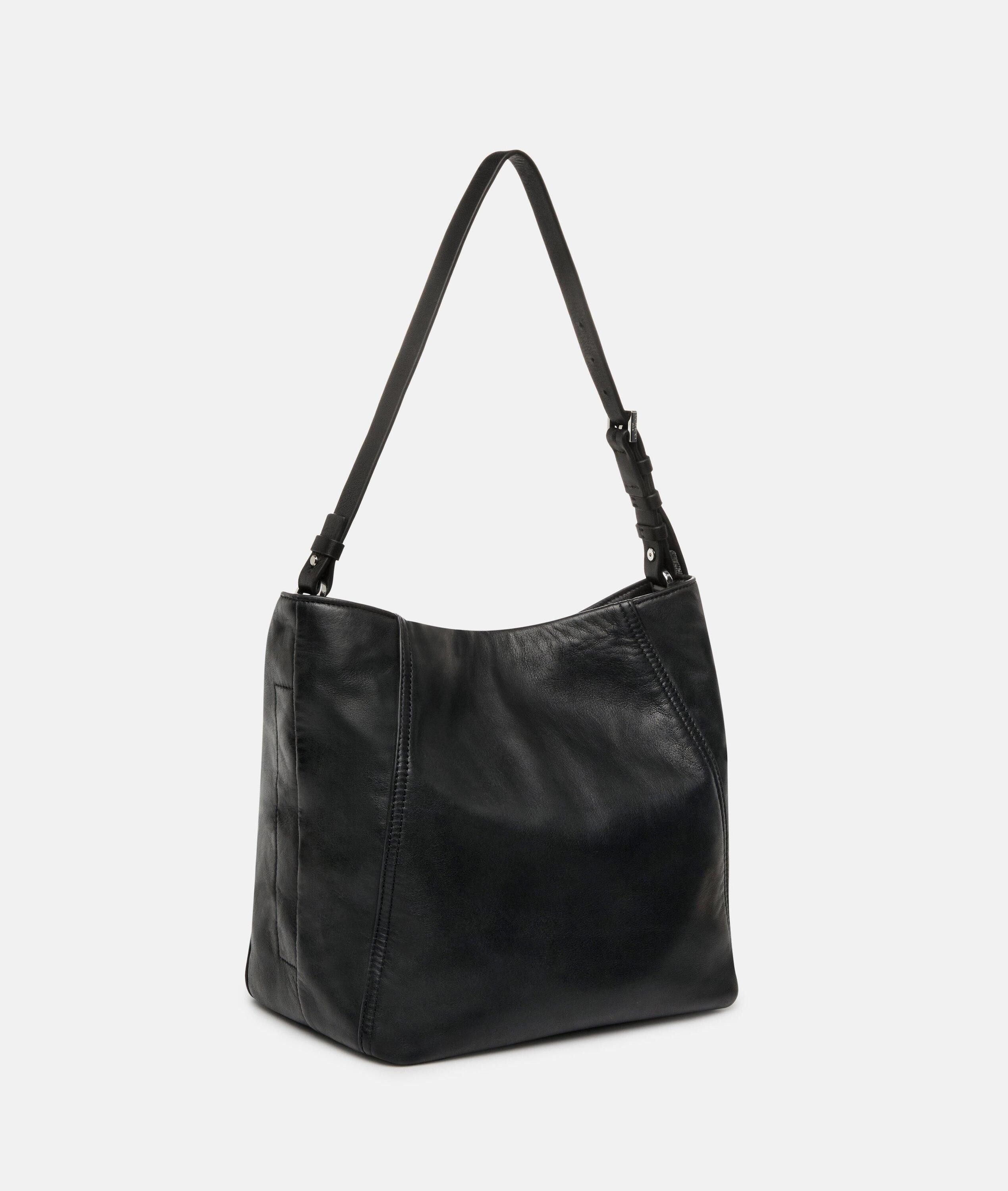 Liebeskind Berlin Schultertasche Chudy Hobo M, Geräumige Hobo-Bag aus Schafsleder