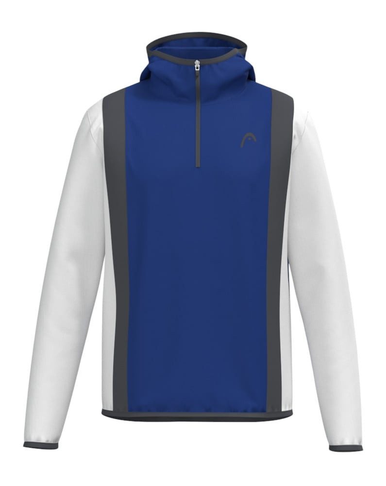 Head Kapuzenpullover Club 25 Tech Hoodie (100% Polyester) royalblau/weiss Herren