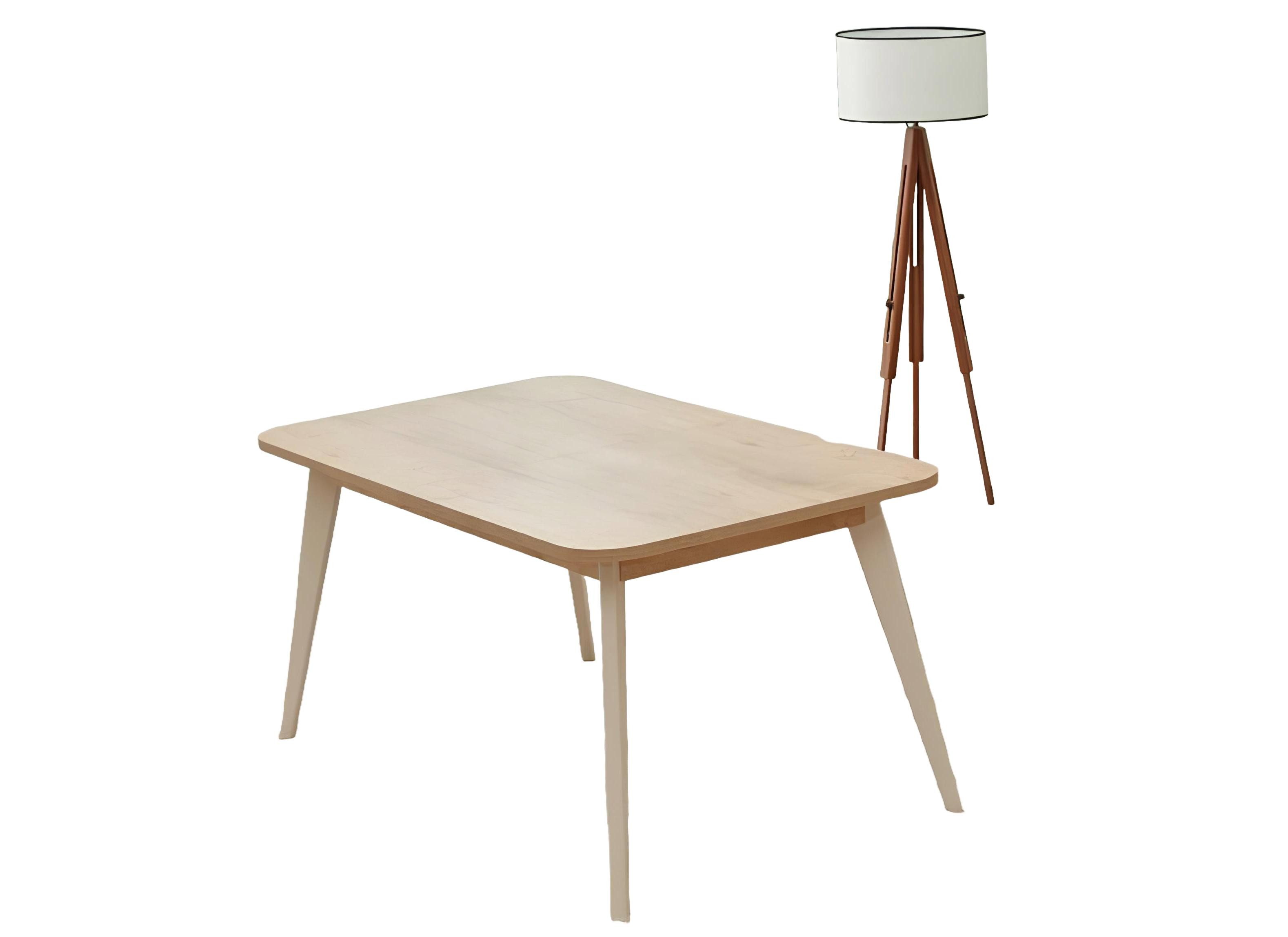 Xlmoebel Esstisch Luxuriöser Beistelltisch aus Holz in Beige für die (1-St., Esstisch), Hergestellt in Europa