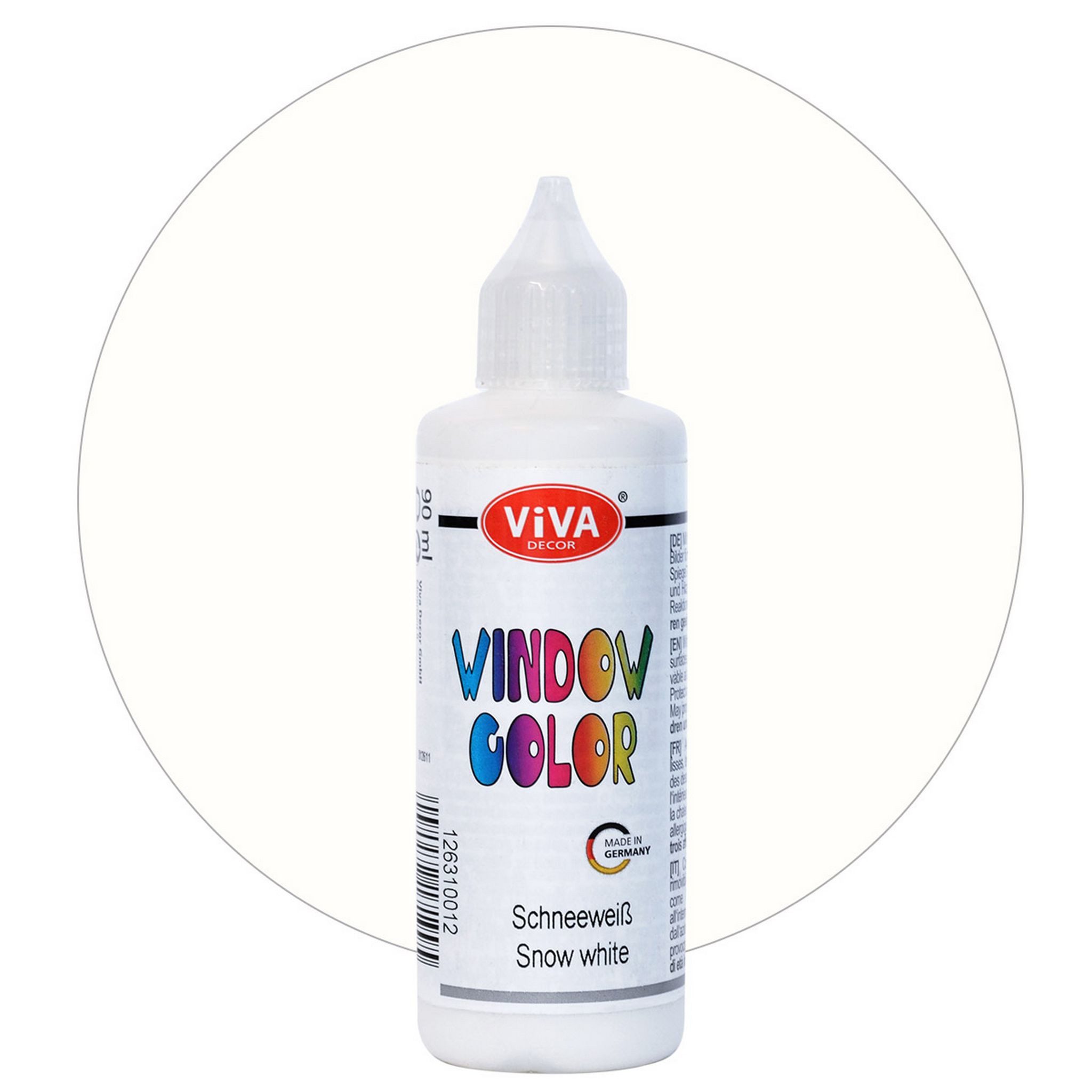 Viva Decor Fensterbild ViVA DECOR Window Color 80ml, Schneeweiß