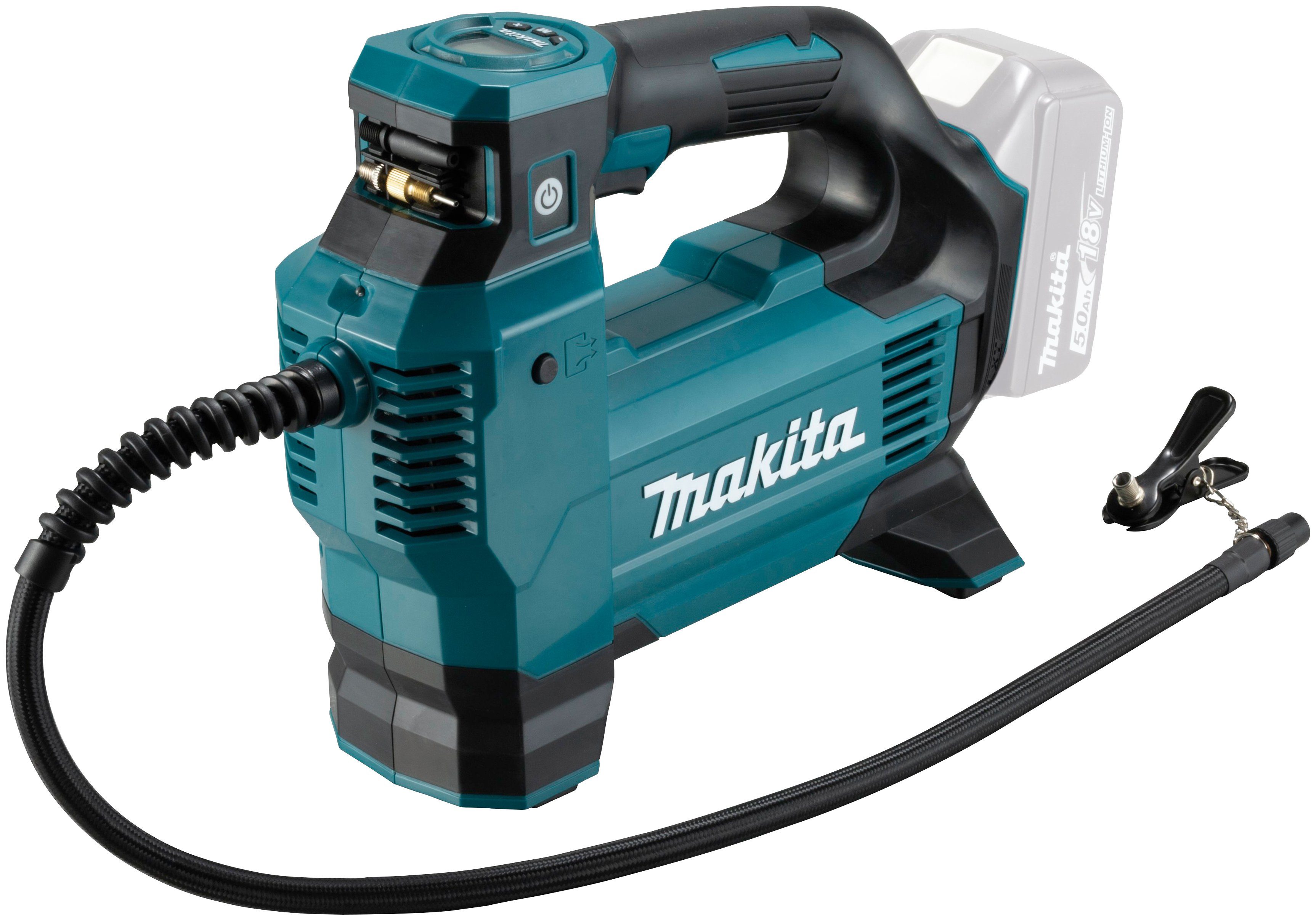 Makita Kompressor DMP181Z, max. 11,1 bar, 18 V, ohne Akku und Ladegerät günstig online kaufen