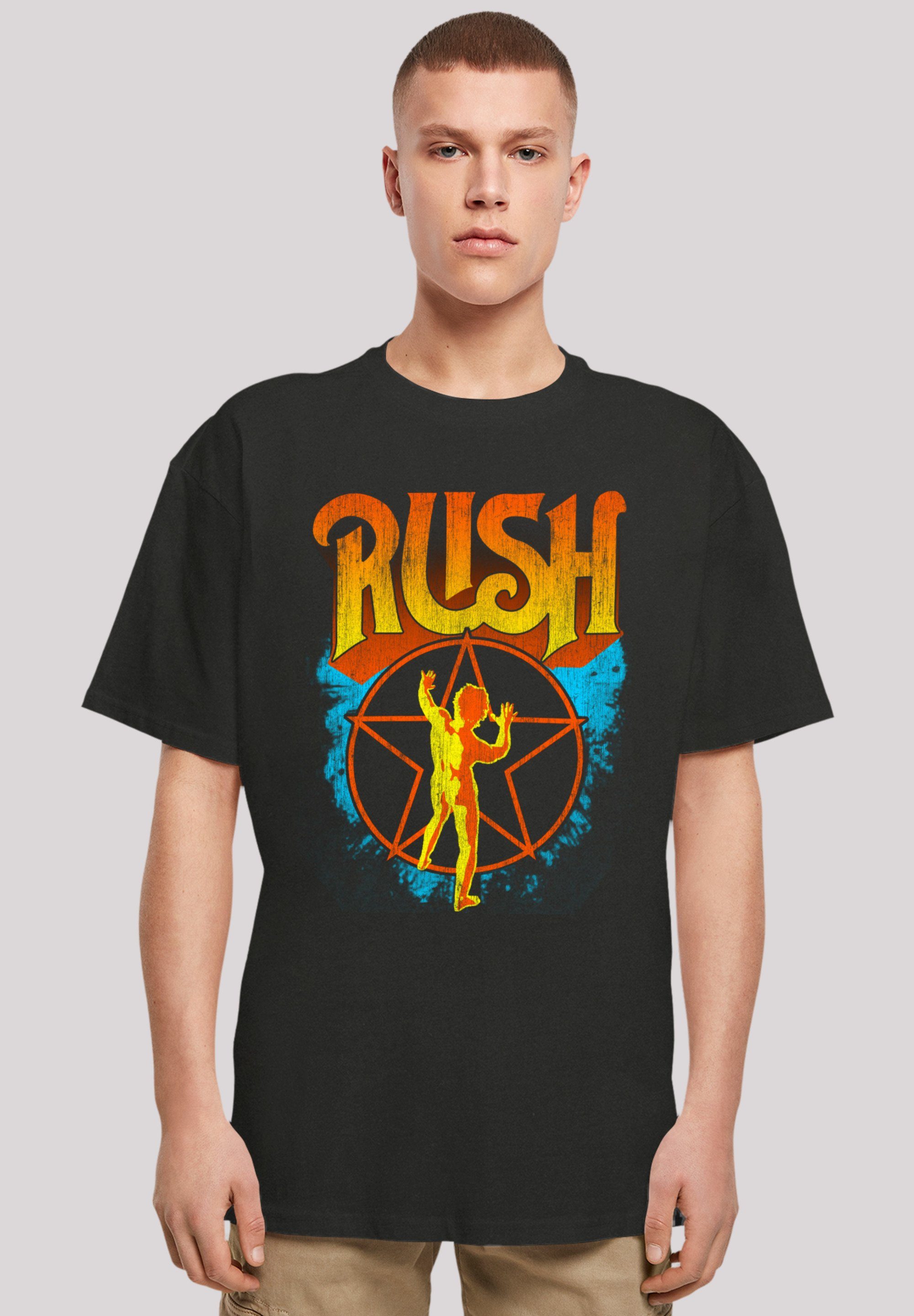 F4NT4STIC T-Shirt Rush Rock Band Starman Premium Qualität schwarz