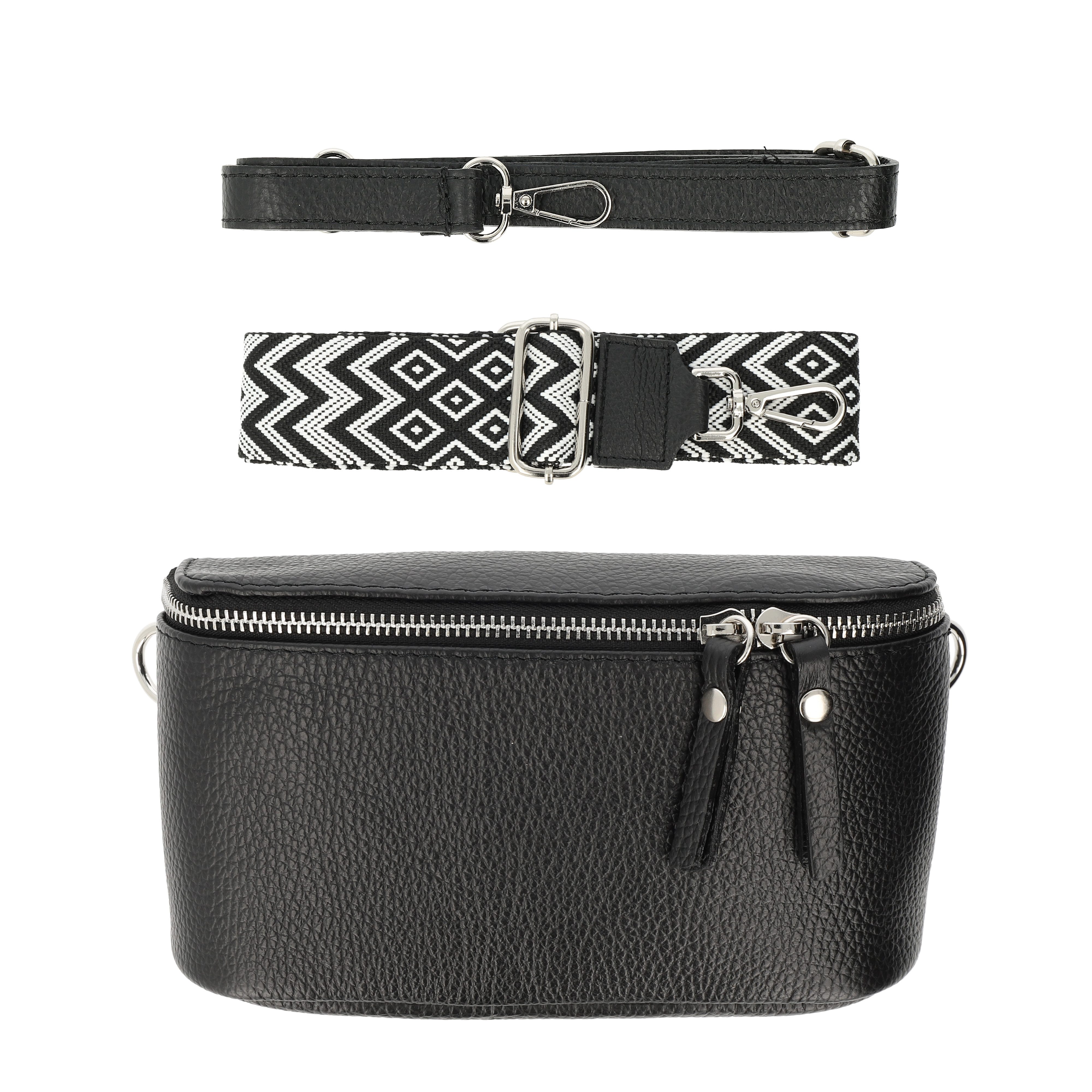 Botego Gürteltasche Damen Leder, Bauchtasche Damen, Umhängetaschen für Damen