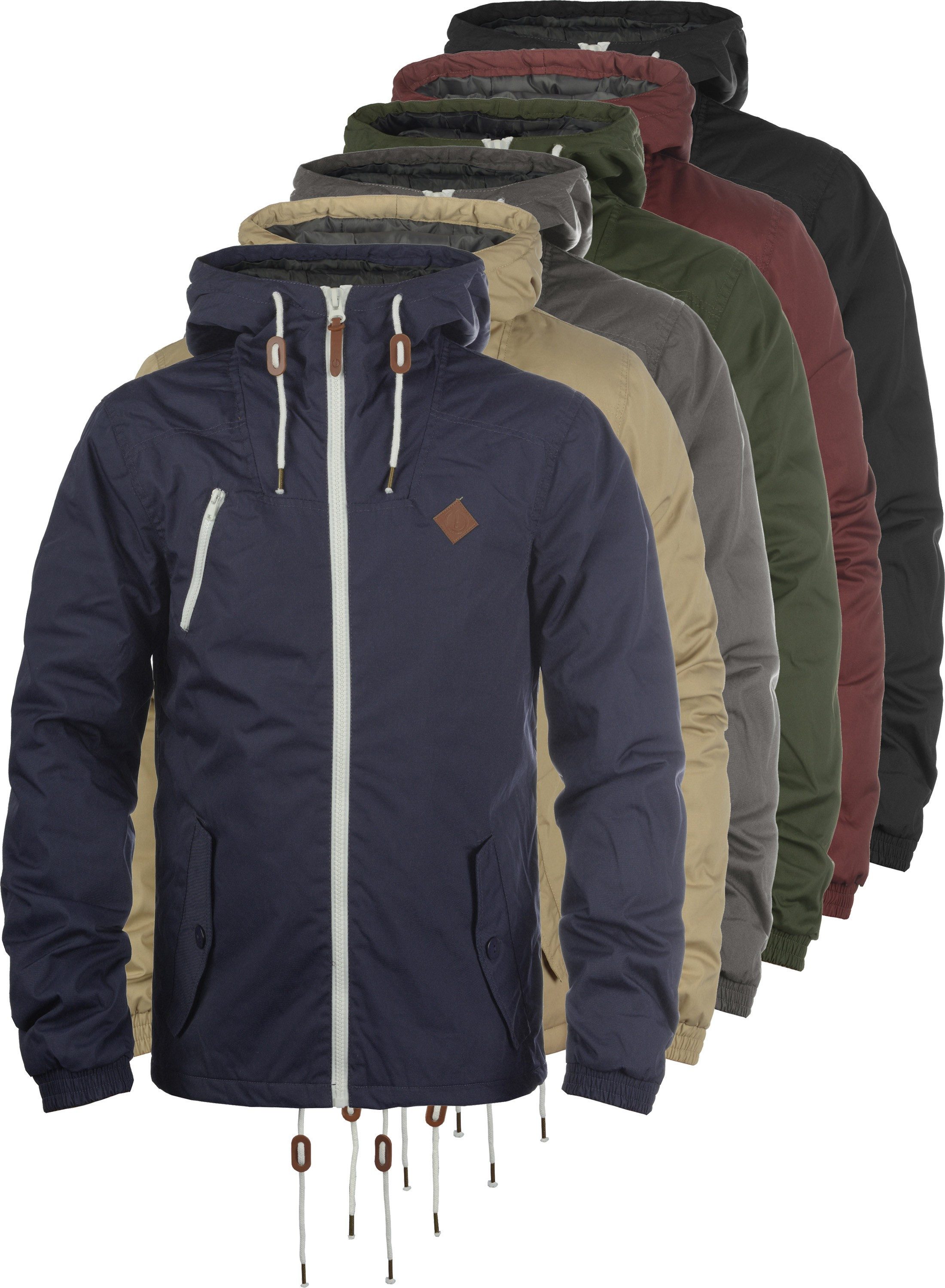 !Solid Kurzjacke SDTilden Übergangsjacke mit kontrastfarbenen Reißverschlüssen