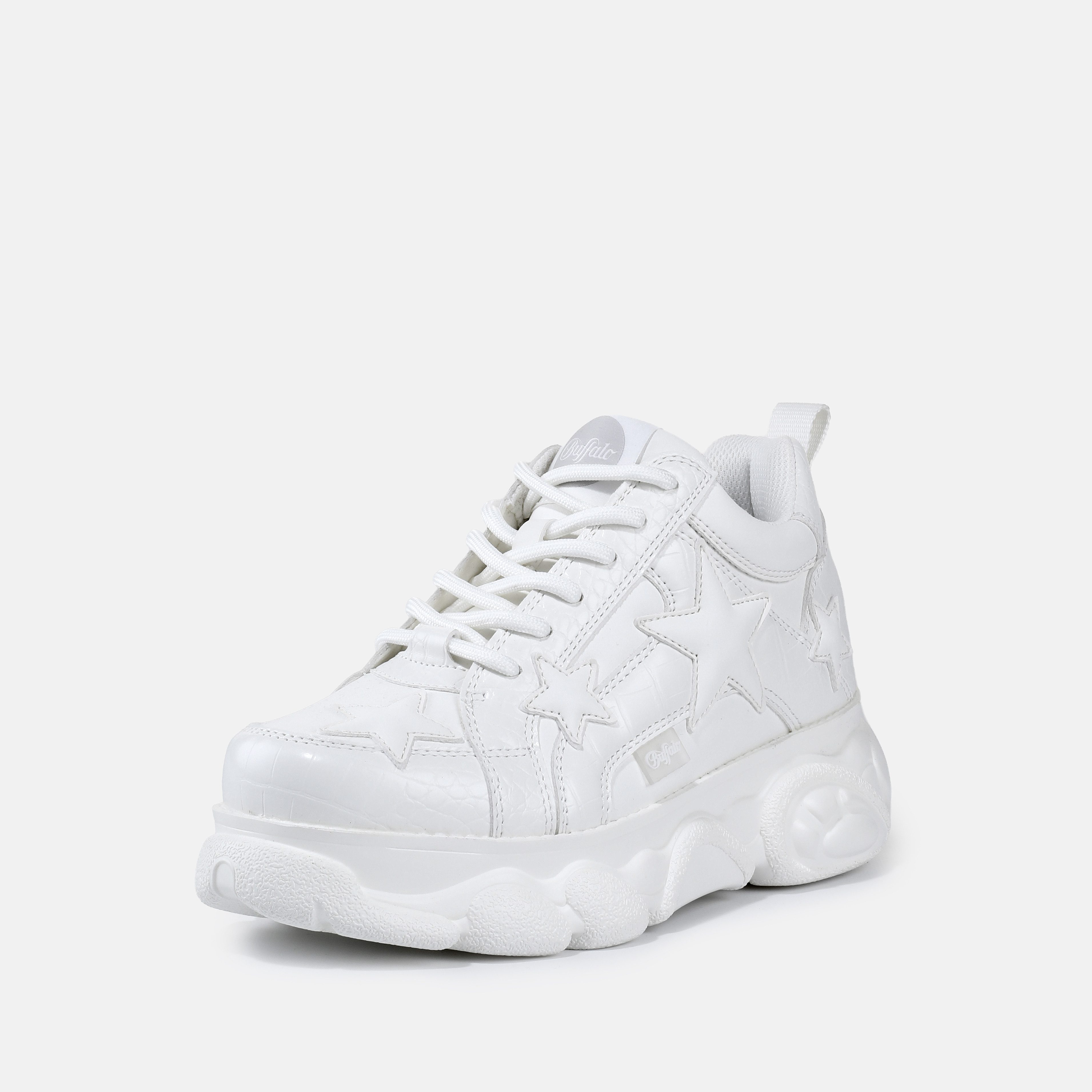 Buffalo CLD CORIN STARS Plateausneaker Schnürschuh, Chunky-Sneaker mit Sternen-Applikation