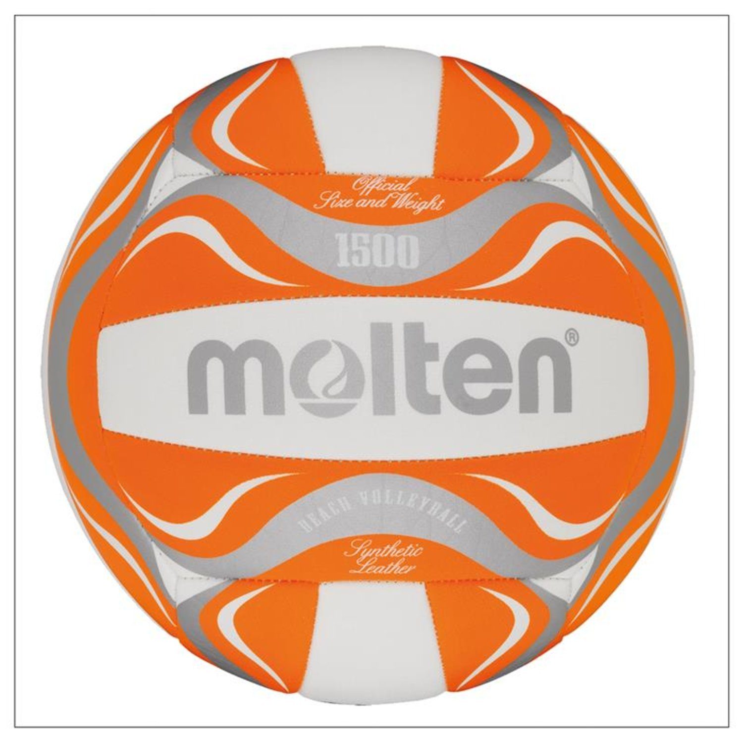 - orange Basketballkorb Molten BV1500-OR Beachvolleyball