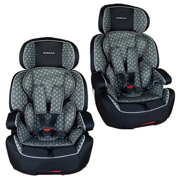 XOMAX Autokindersitz Pia, bis: 12, ab: 9 kg, bis: 36 kg, (Pia), mit 5-Punkt-Gurt und 3-Punkt-Gurt, Isofix Gruppe 1/2/3 ECE R44/04