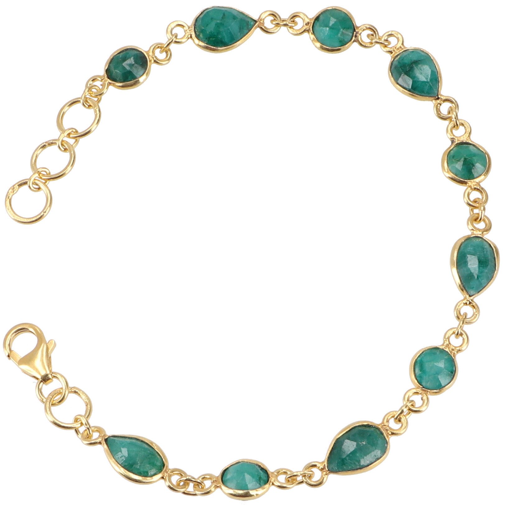 Guru-Shop Armreif Indisches Boho Armband, vergoldetes Armband aus..