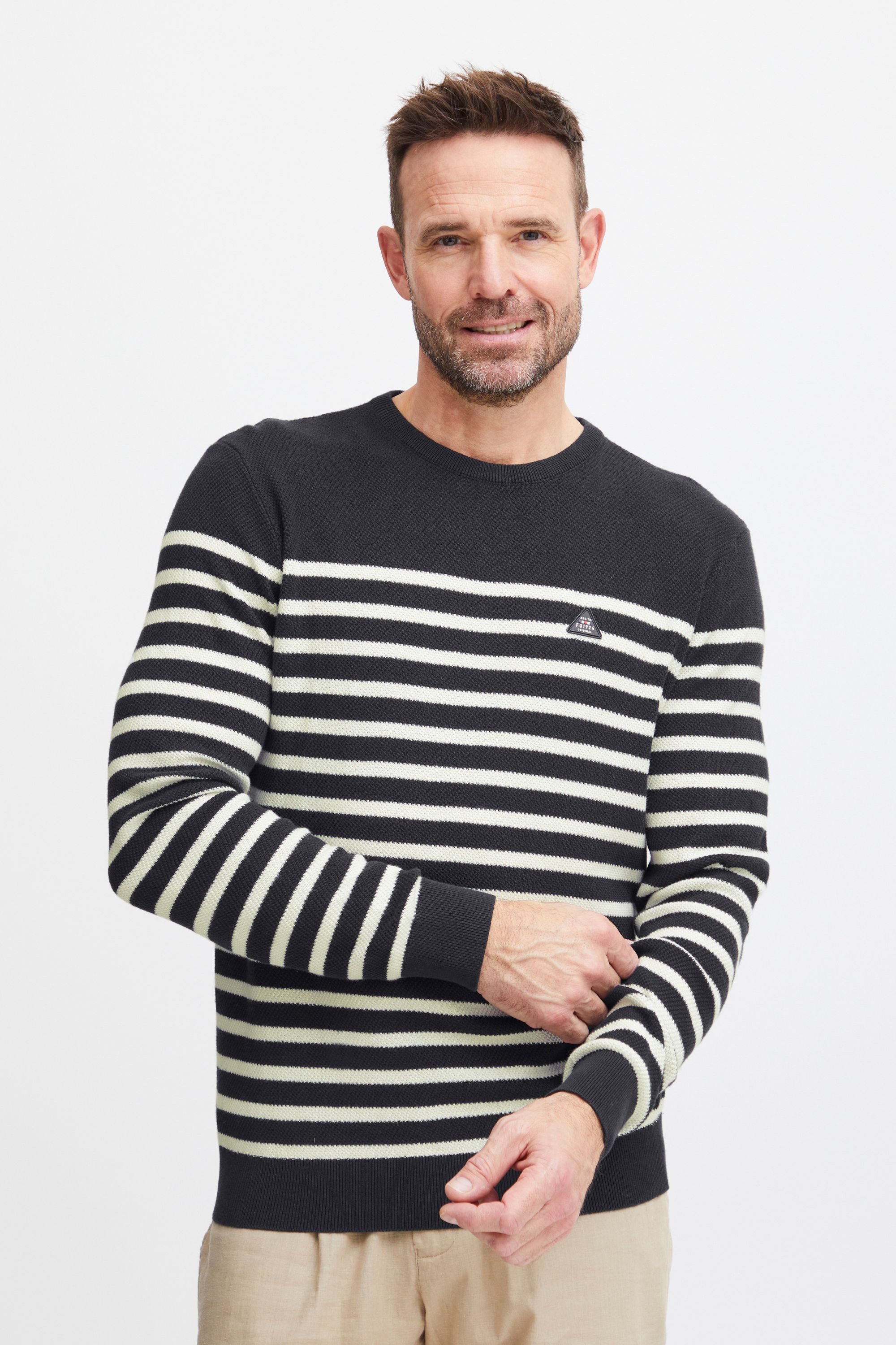 FQ1924 Strickpullover FQKyle stripe crew neck günstig online kaufen