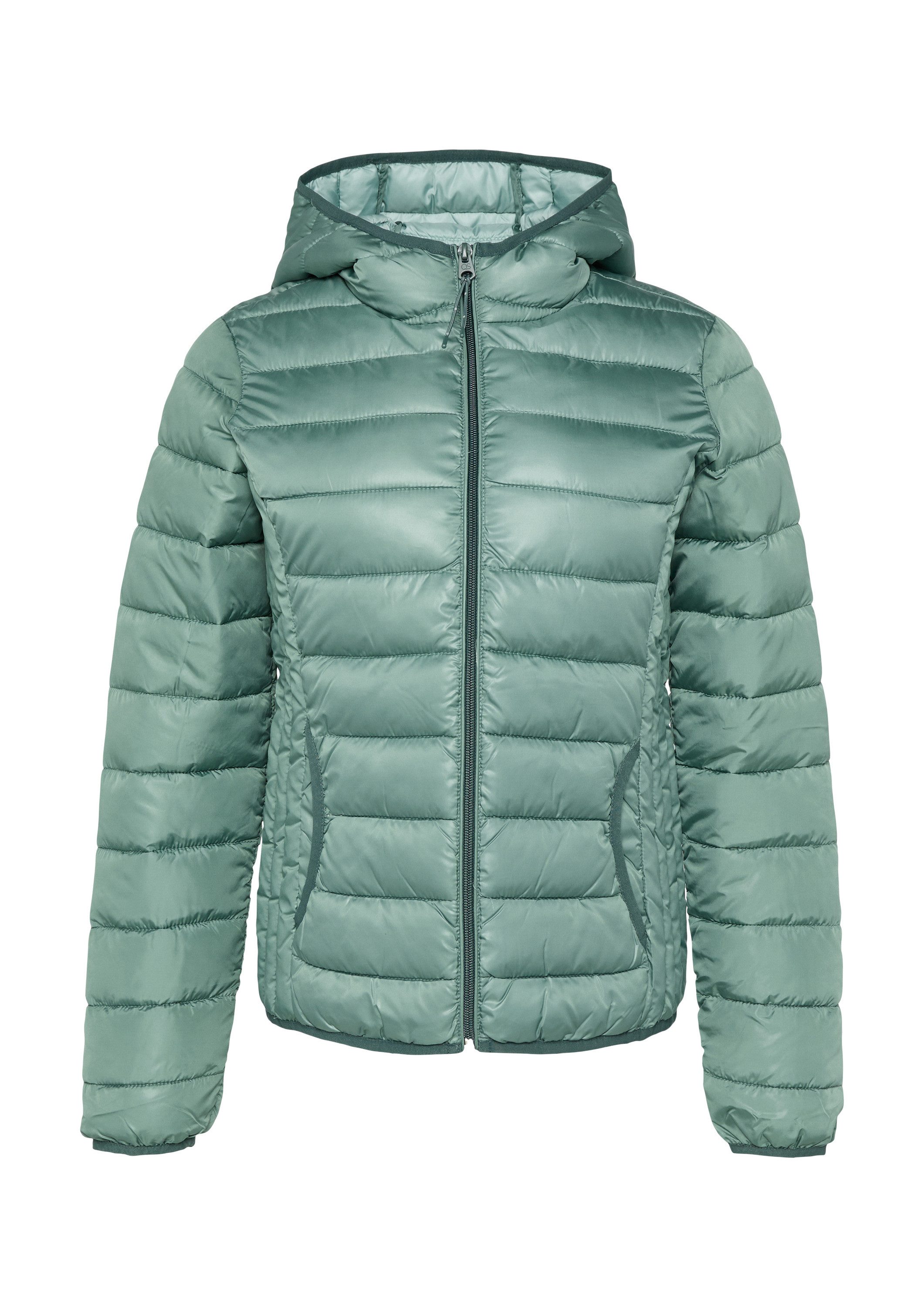 QS Winterjacke Outdoor-Jacke Gesteppte Outdoor-Jacke mit Kapuze – Bild 2 von 5