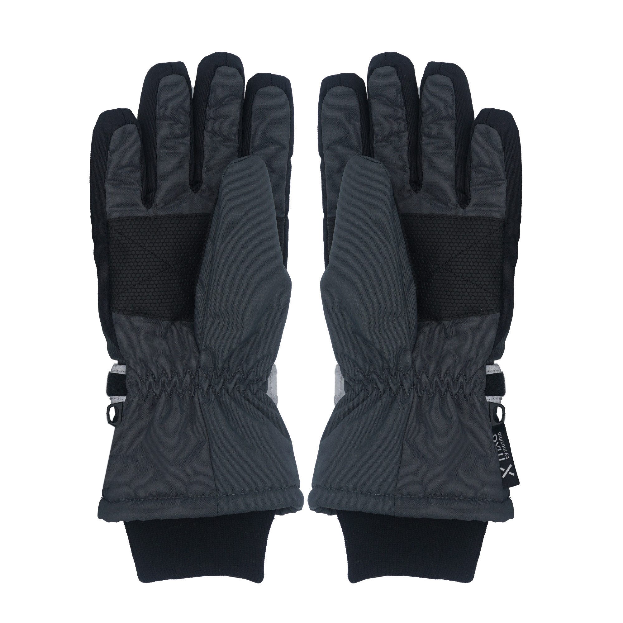 MAXIMO Thermohandschuhe (2-St., 1 Paar) mit reflektierendem Verschluss, Fleecefutter, Strickbündchen