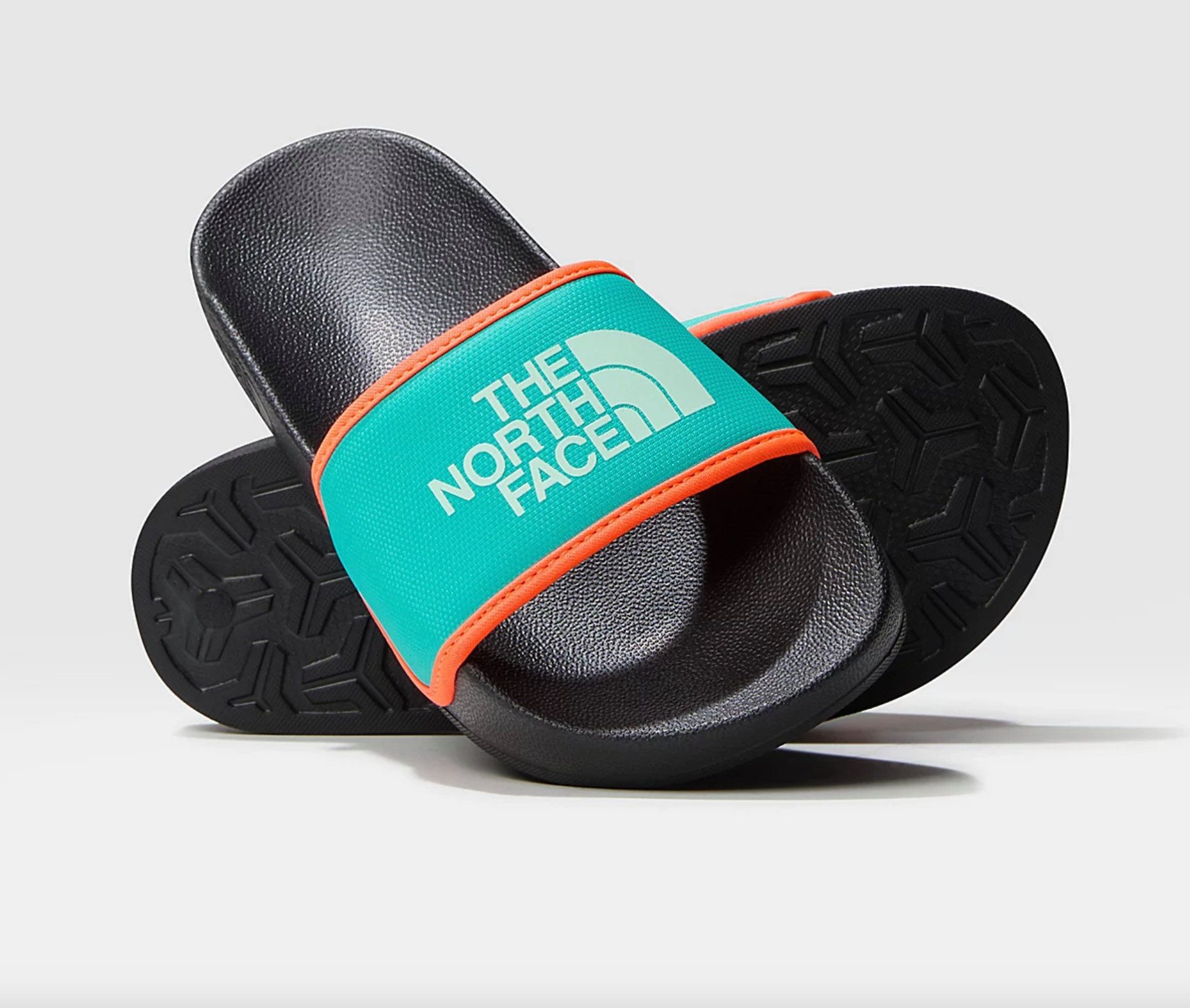 The North Face Y BASE CAMP SLIDE III GEYSER AQUA/TNF BLACK Outdoorsandale
