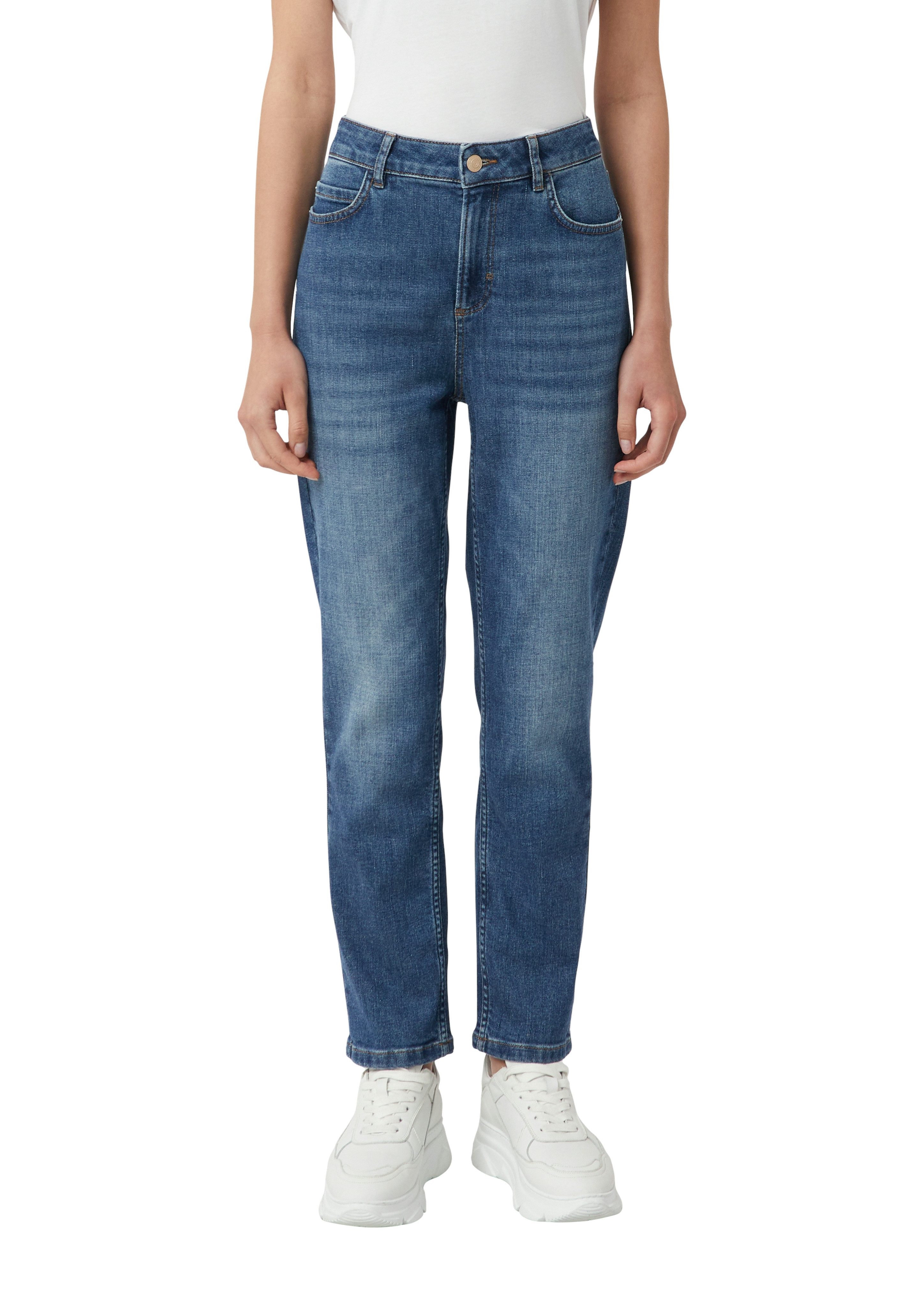 comma casual identity Straight-Jeans mit hohem Bund günstig online kaufen