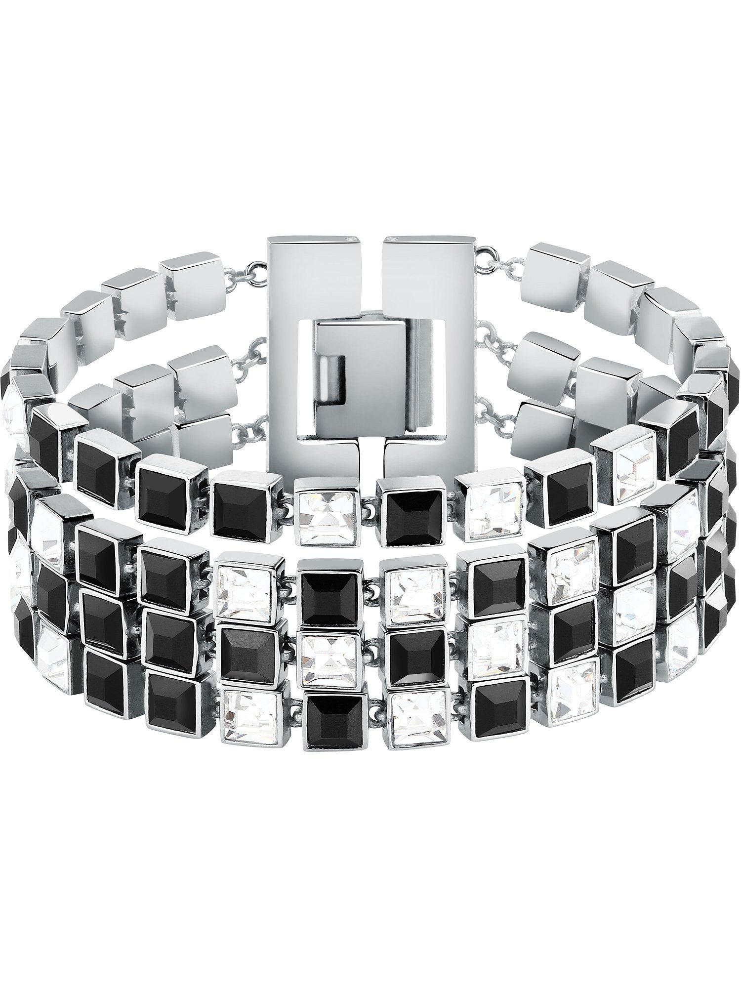 KARL LAGERFELD Armband Karl Lagerfeld Damen-Armband Edelstahl 54 Kristall