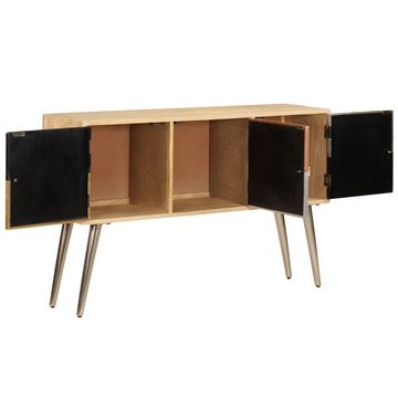 vidaXL Sideboard Sideboard 120 x 30 x 75 cm Massivholz Mango (1 St)