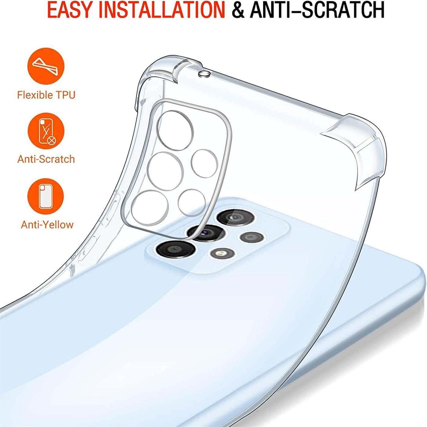 CoolGadget Handyhülle Anti Shock Rugged Case für Samsung Galaxy A53 5G 6,5 Zoll, Slim Cover mit Kantenschutz Schutzhülle für Samsung A53 5G Hülle – Bild 5 von 5