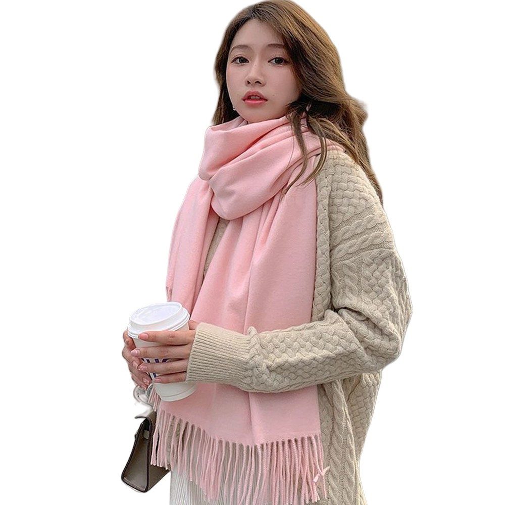 Coonoor Modeschal Winter Warme Schal,Oversized Fransen günstig online kaufen