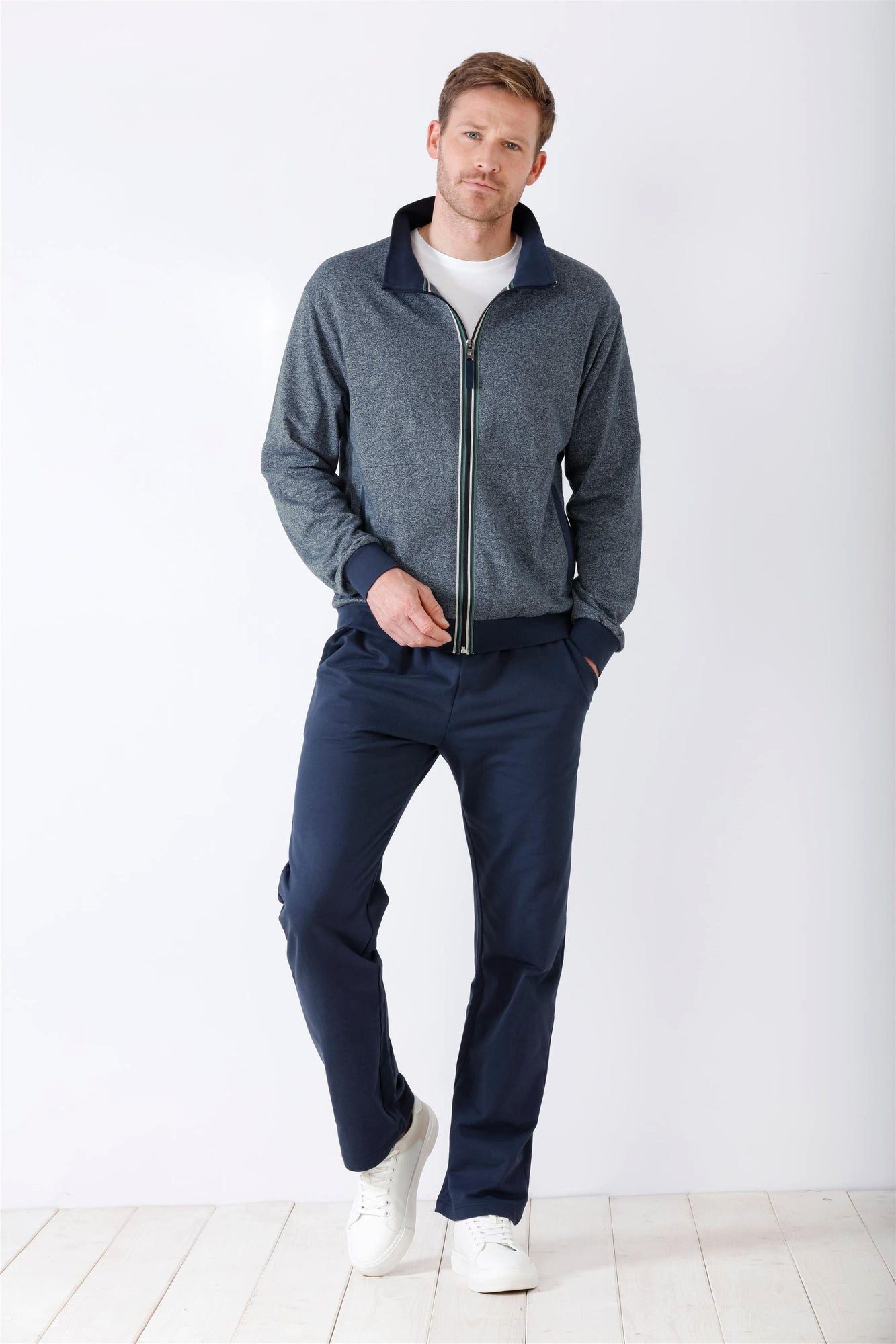 Hausanzug Herren Homewear Hausanzug Soft-Sweat