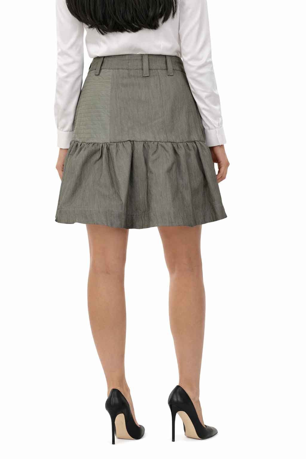 Diesel Faltenrock Diesel Black Gold Orset-TD Gonna Damen Rock
