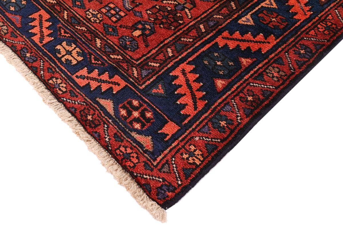 Orientteppich Hamadan 126x224 Handgeknüpfter Höhe: Orientteppich Perserteppich, rechteckig, mm 8 Trading, Nain 
