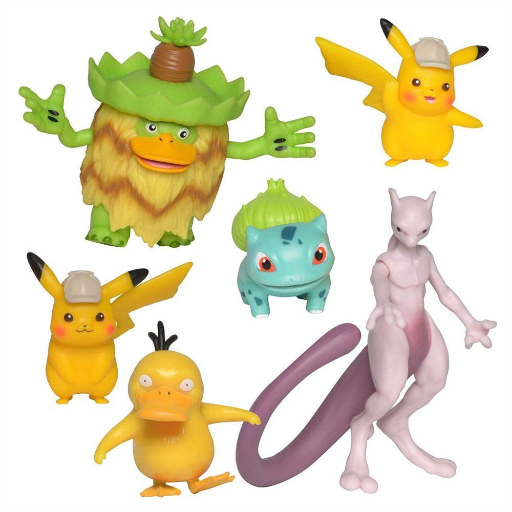 Meisterdetektiv Spielfigur im POKÉMON Pikachu Pokemon Multi Set 6 Pack Action-Figuren