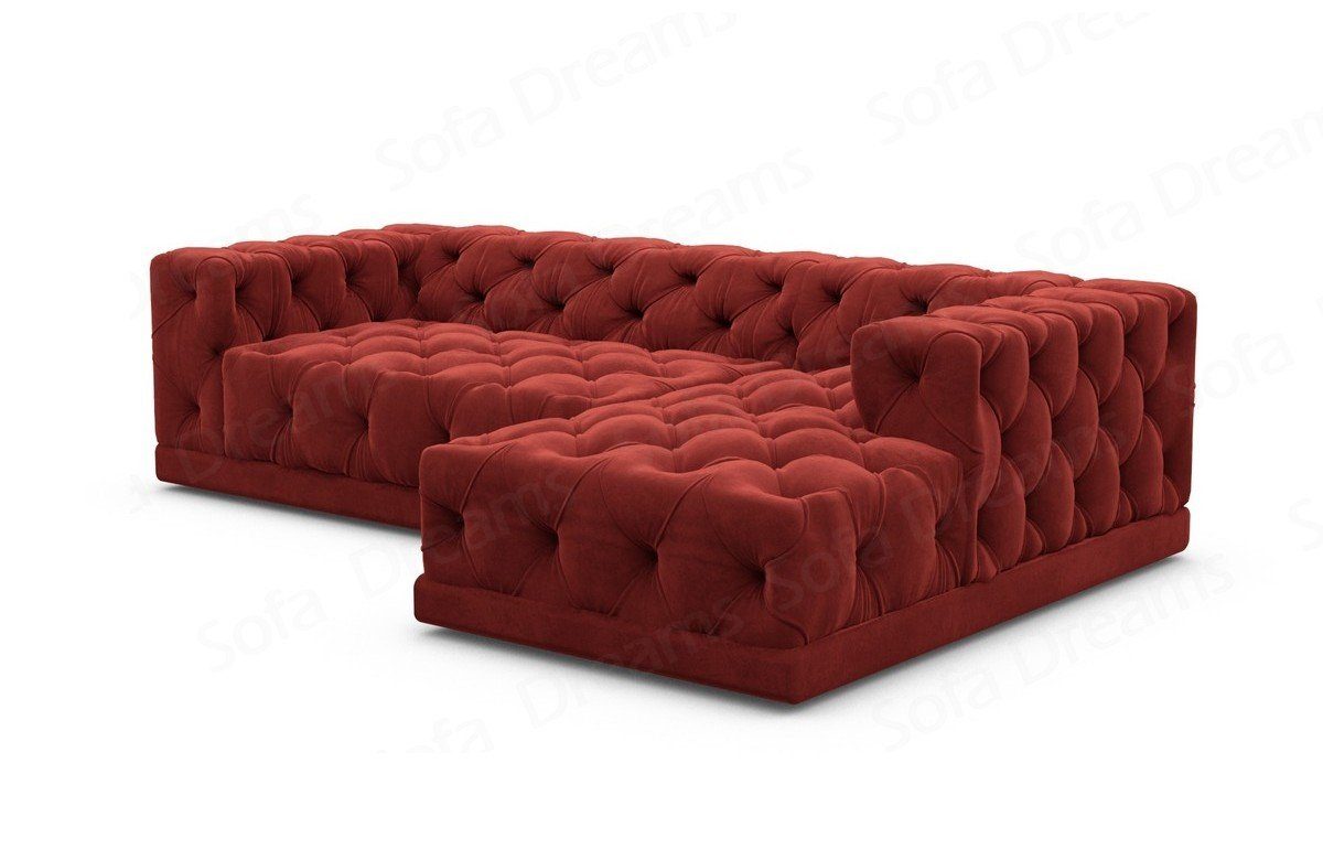 Sofa Dreams Ecksofa Designer Samtstoff Polster günstig online kaufen