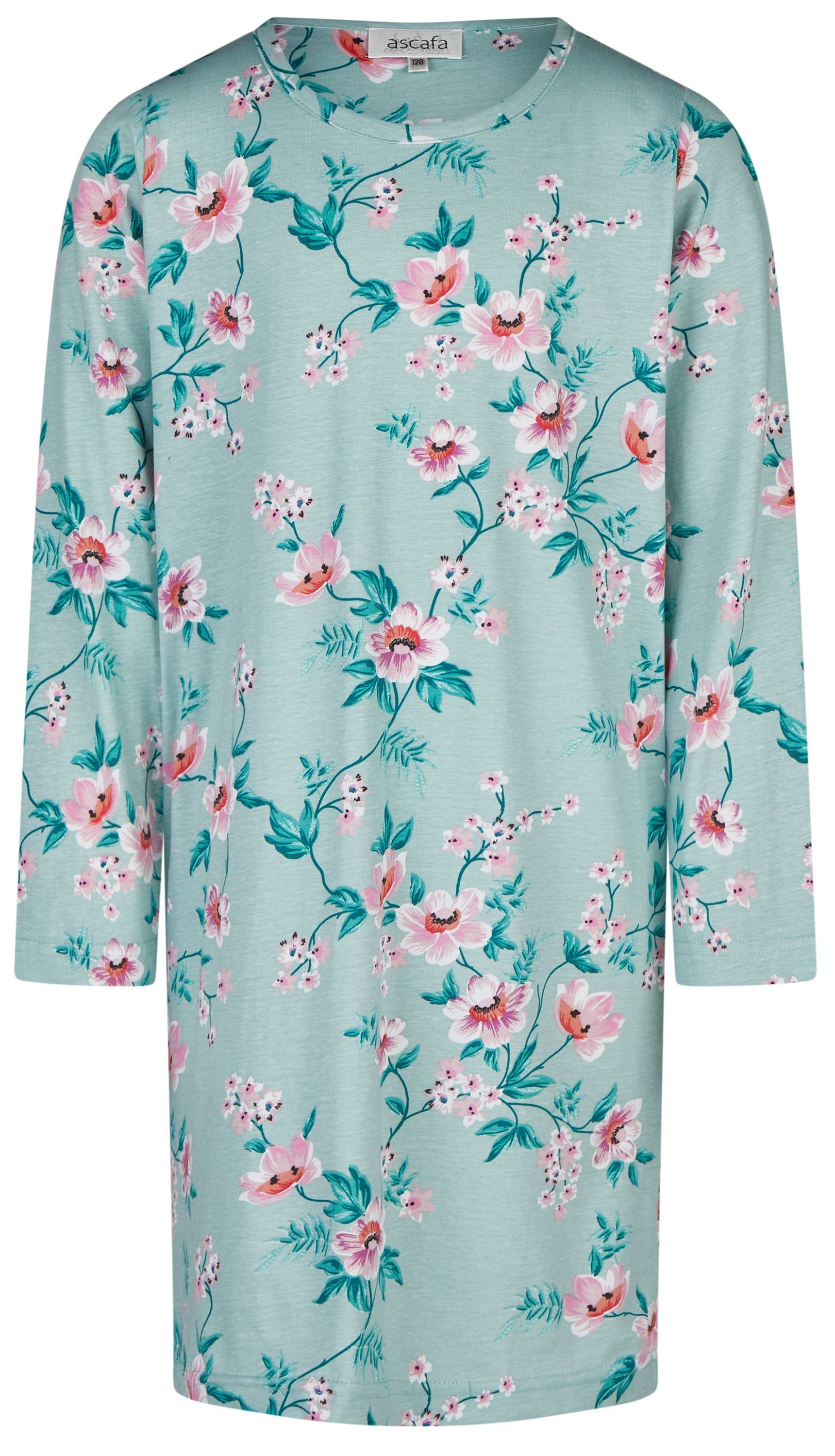 comtessa Nachthemd Iceberg Buddies (1-tlg., 1-teilig) by Ascafa Mädchen Sleepshirt lang Pyjama Langarm Baumwolle