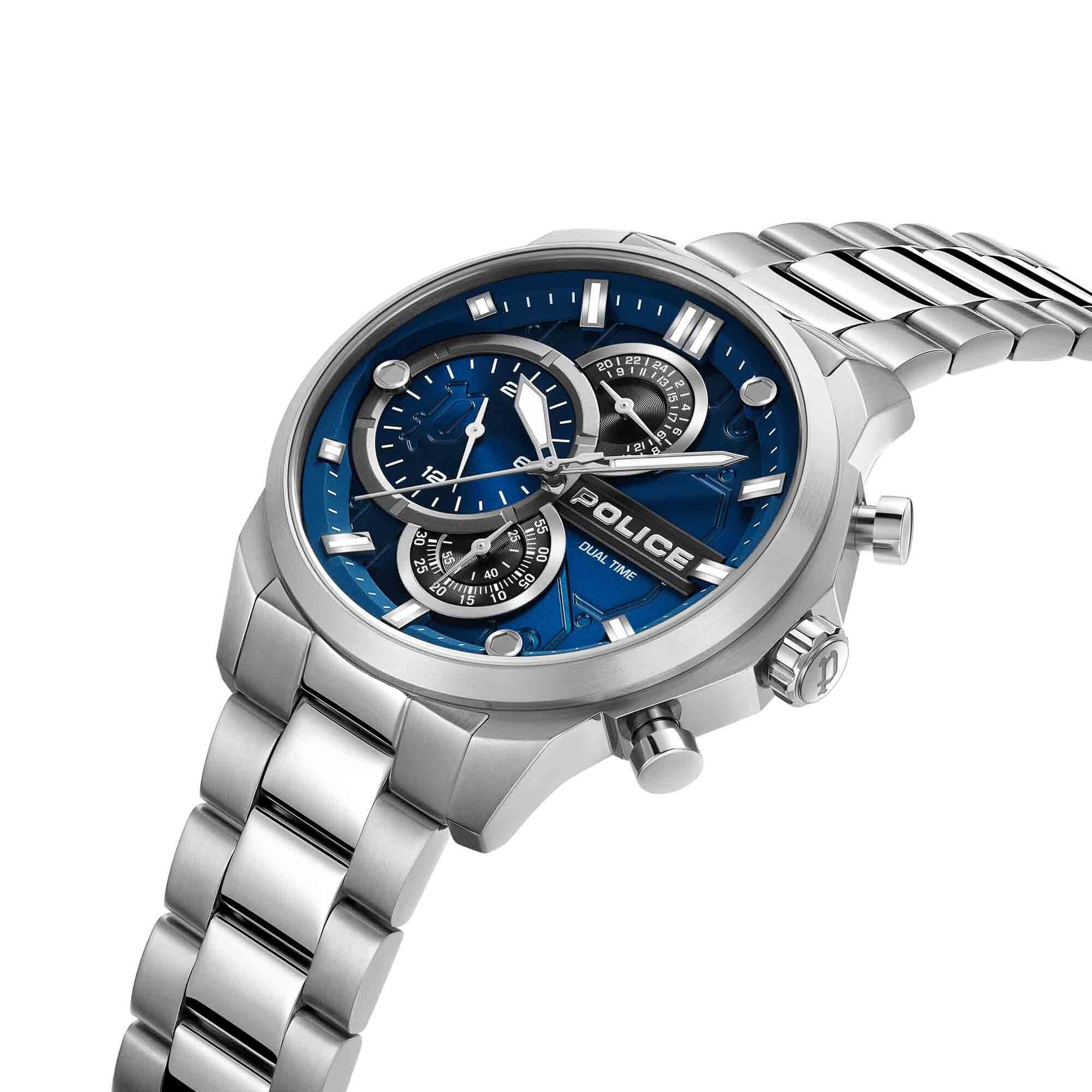 Police Quarzuhr Quarzuhr Herrenuhr 46 mm Quarz Herren