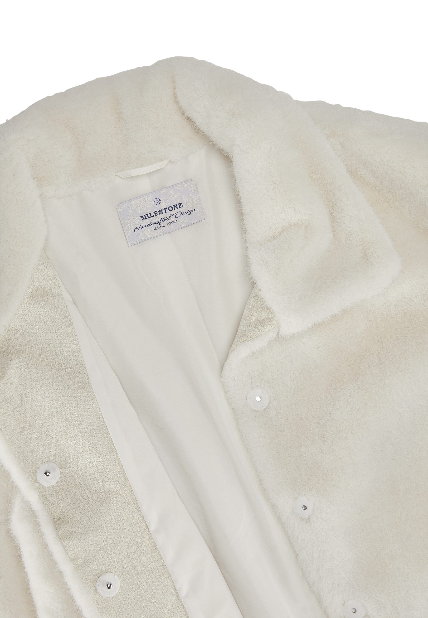 Milestone Fellimitatjacke MSGirl Damen Kunstfelljacke Übergangsjacke