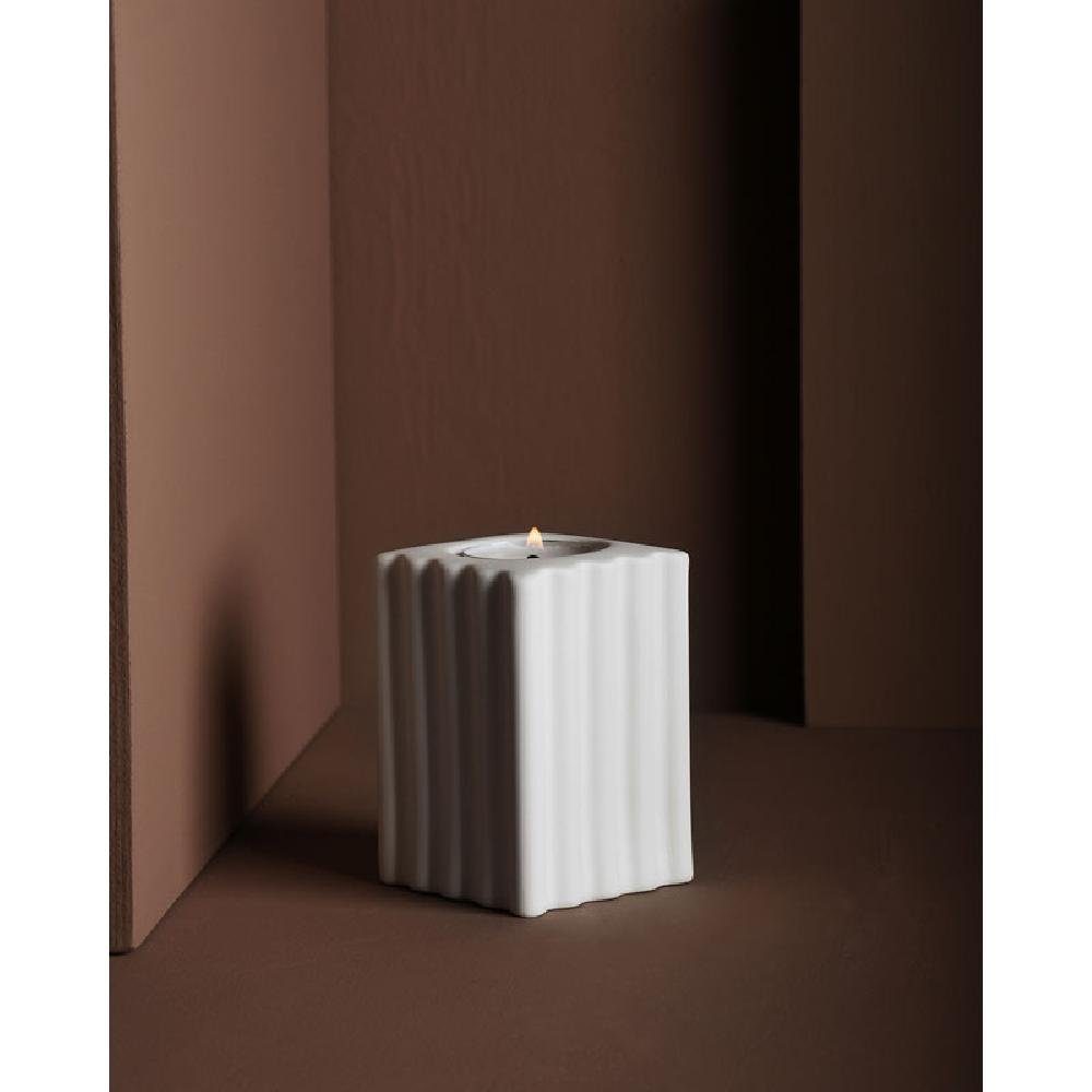 Storefactory Kerzenhalter Kerzenleuchter Nickebo (10cm) Weiß