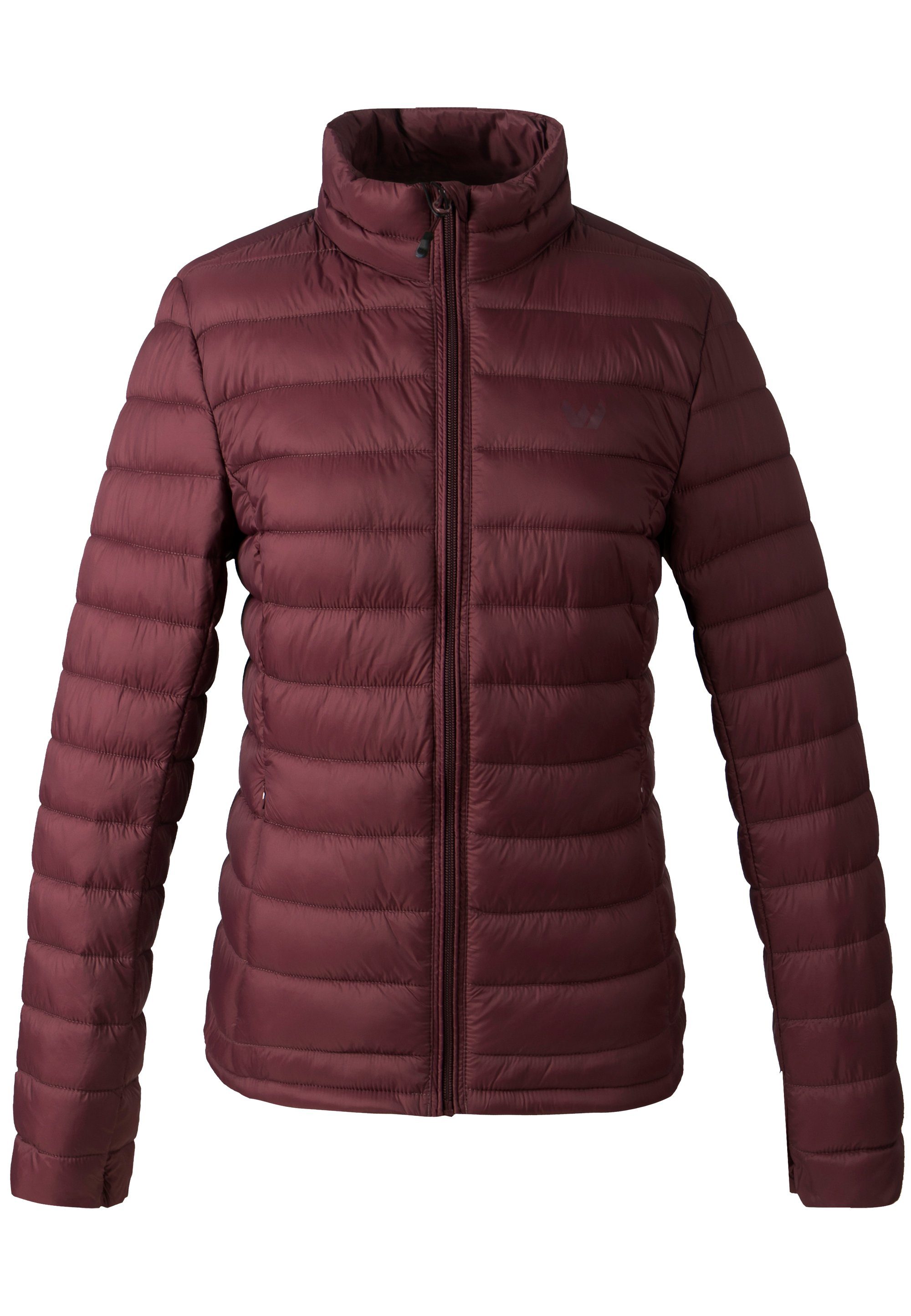 Pro-lite Tragekomfort Steppjacke tollem mit WHISTLER W Tepic braun-rot