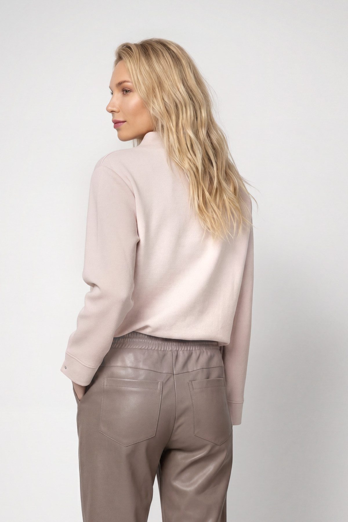 Monari Sweatshirt Sweatshirt Basic Sweat Regular fit mit Stehkragen