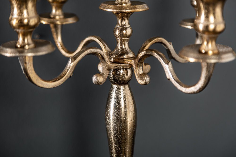 riess-ambiente Kerzenständer MODERN BAROCK 40cm gold, Metall · Kerzenhalter · Deko · Barock-Design – Bild 4 von 5