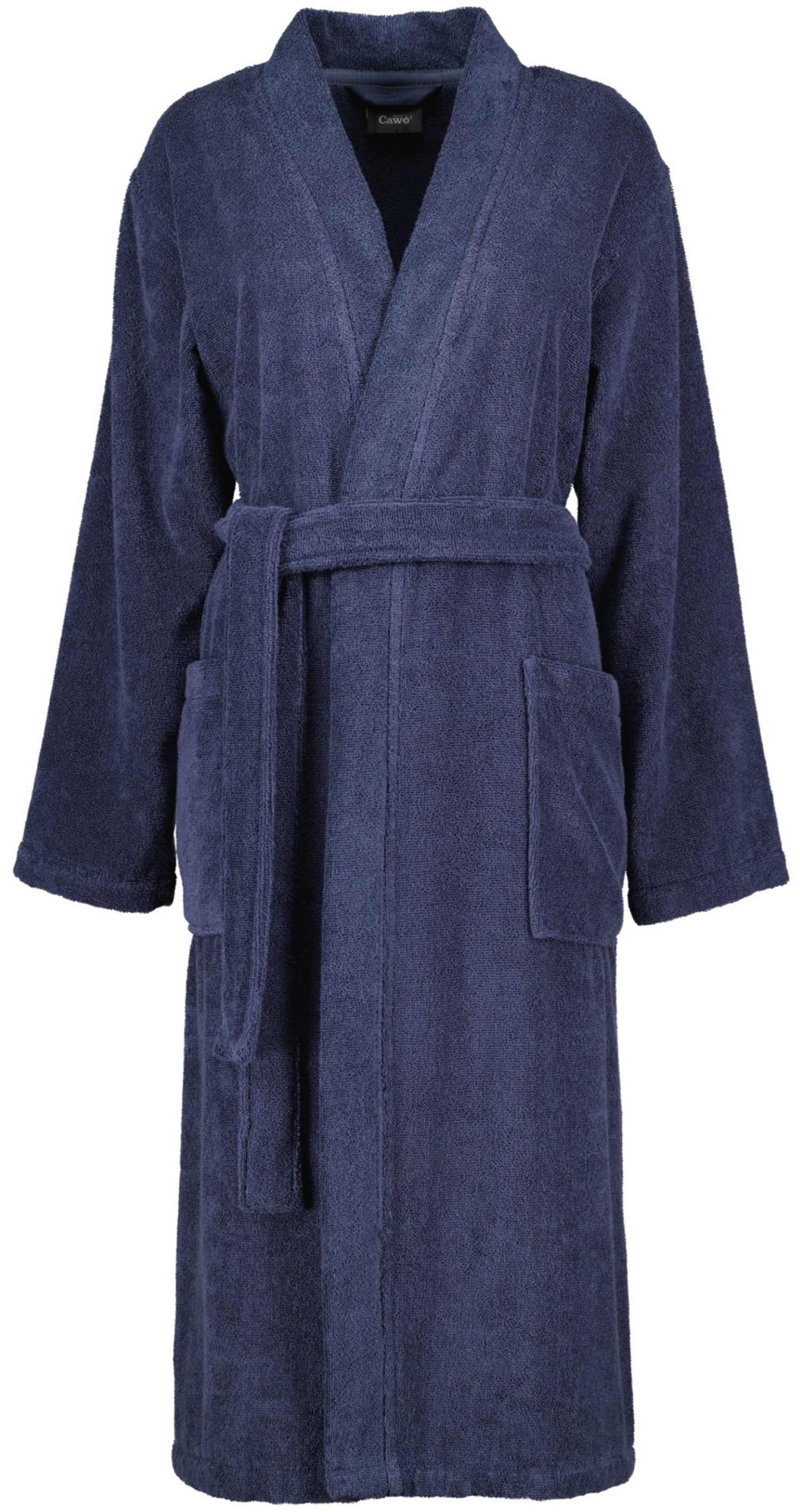 Cawö Home Damen Bademantel Kimono 826 - Farbe: blau - 17 - M günstig online kaufen