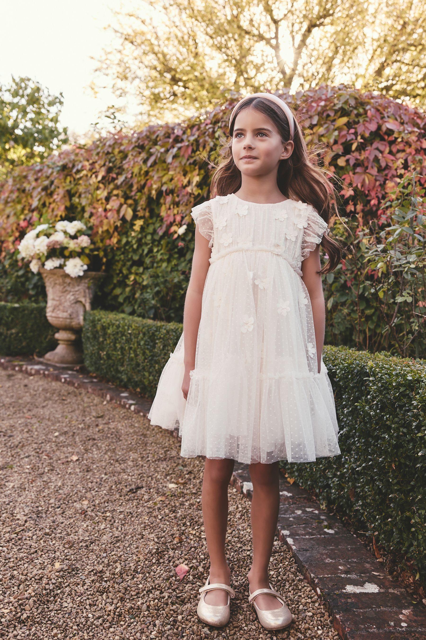 Next Partykleid Brautjungfernkleid mit Netzstoff (1-tlg)