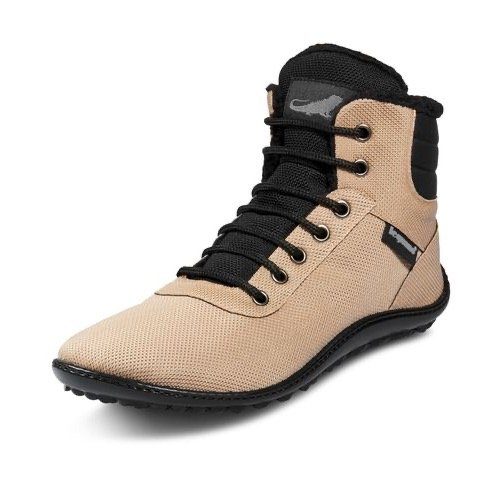 Leguano KOSMO Barfußschuh mit einzigartiger Halbkugel-Laufsohle sand | Minimalschuhe