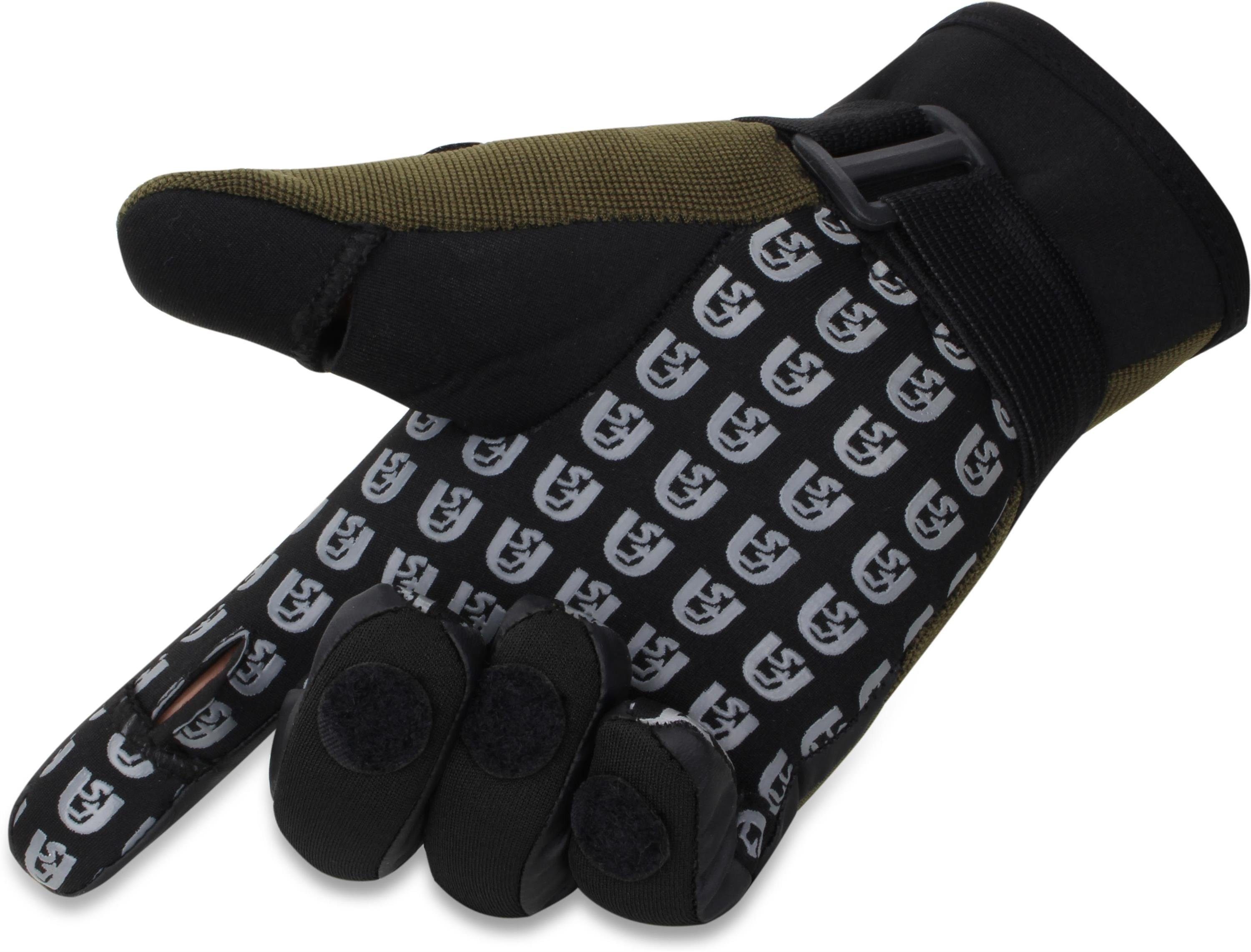 normani Angelhandschuhe Anglerhandschuhe Selachii Wasserdichte Neoprenhandschuhe mit rutschfester Handfläche