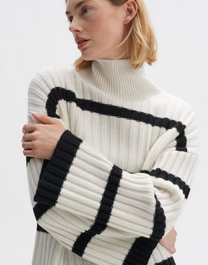 OPUS Wollpullover Pory stripe