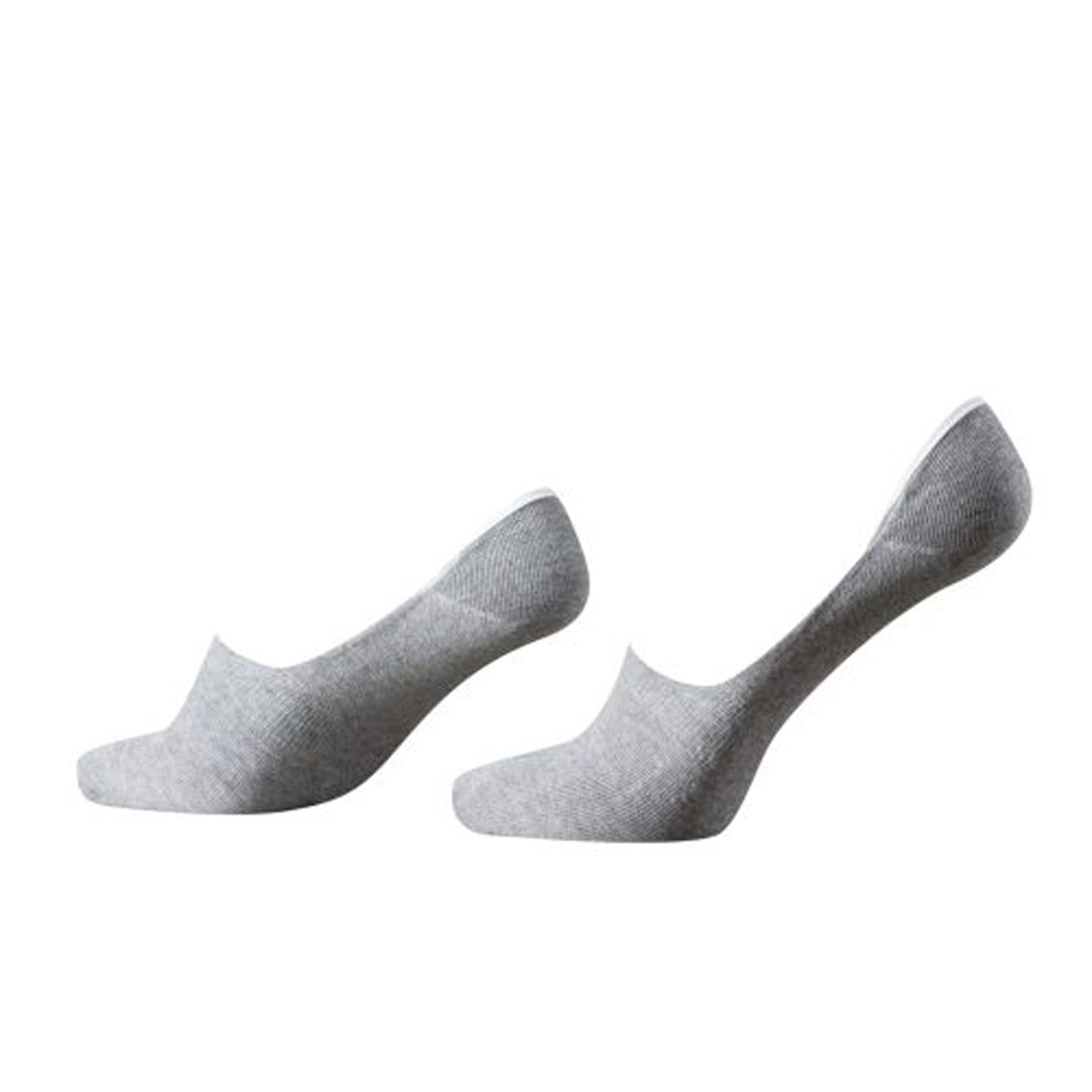 TOM TAILOR Socken TOM TAILOR Unisex Inshoes 2er Pack basic grau TOM TAILOR Unisex Inshoes 2er Pack basic grau